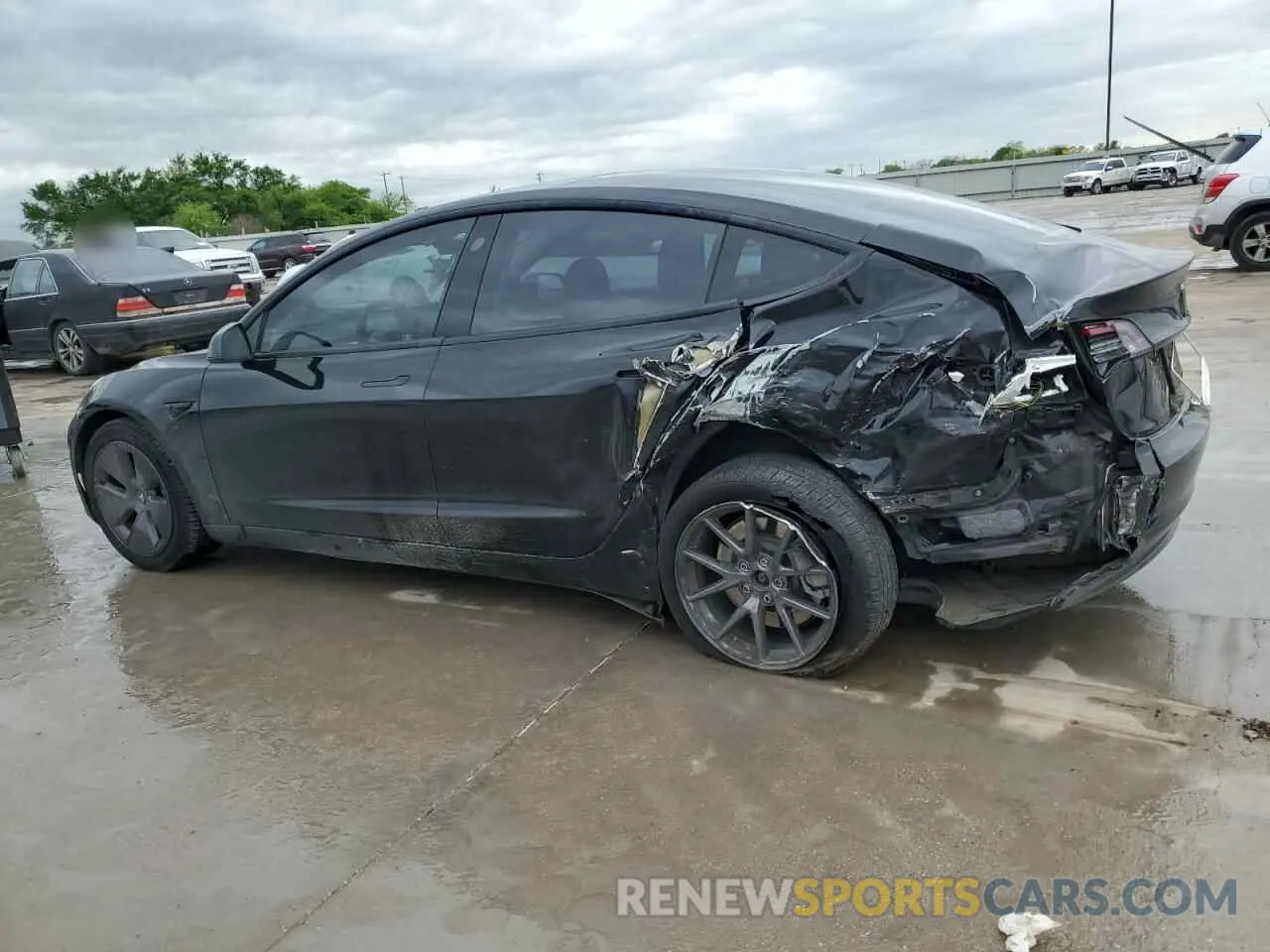 2 Фотография поврежденного автомобиля 5YJ3E1EB2MF055958 TESLA MODEL 3 2021
