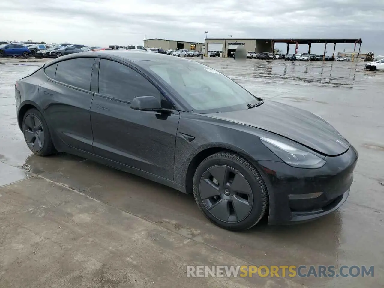 4 Фотография поврежденного автомобиля 5YJ3E1EB2MF055958 TESLA MODEL 3 2021