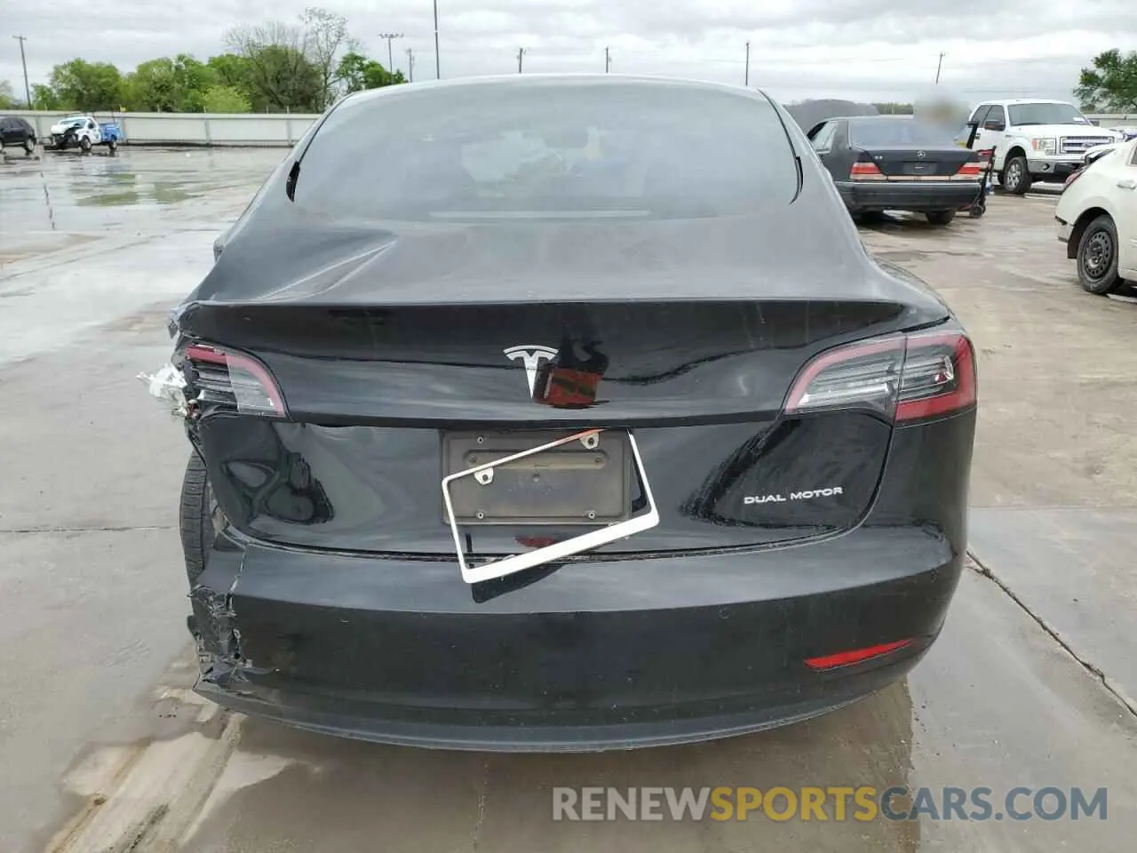 6 Фотография поврежденного автомобиля 5YJ3E1EB2MF055958 TESLA MODEL 3 2021