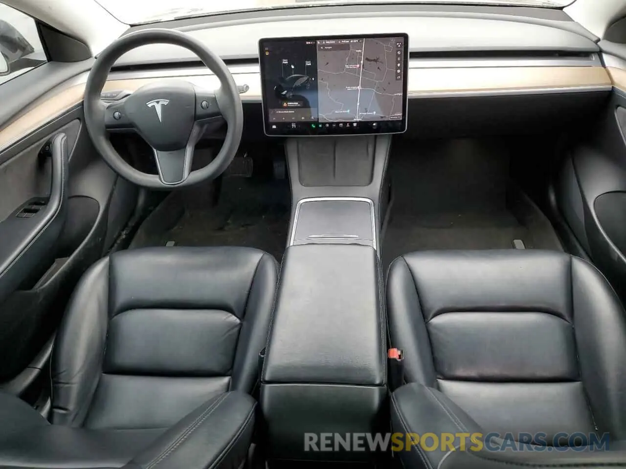 8 Фотография поврежденного автомобиля 5YJ3E1EB2MF055958 TESLA MODEL 3 2021