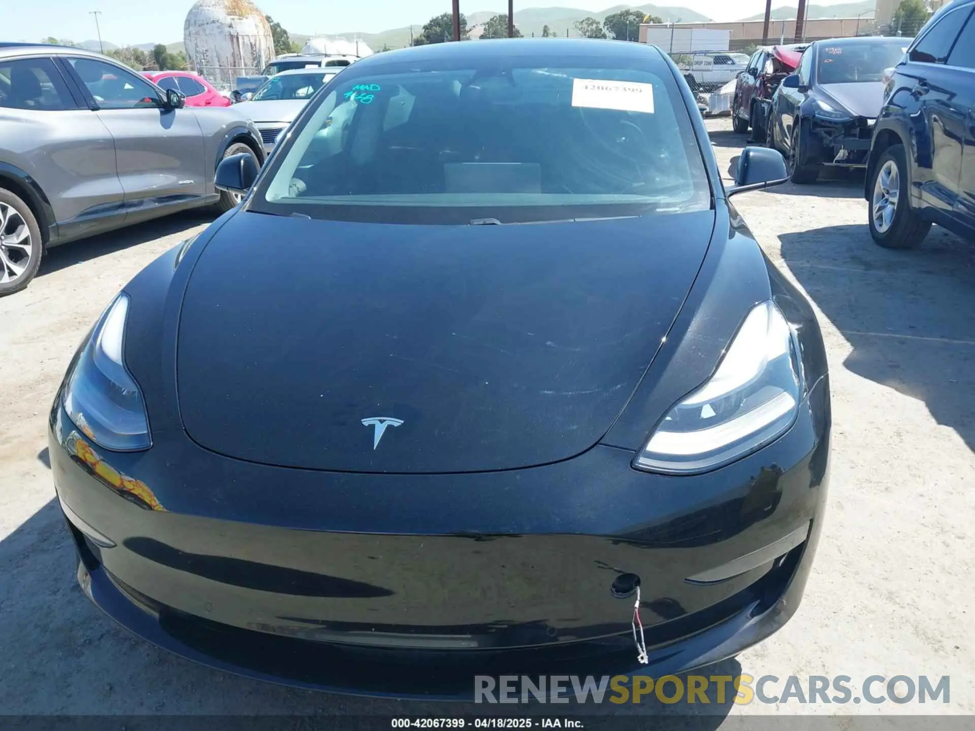 13 Photograph of a damaged car 5YJ3E1EB2MF065583 TESLA MODEL 3 2021