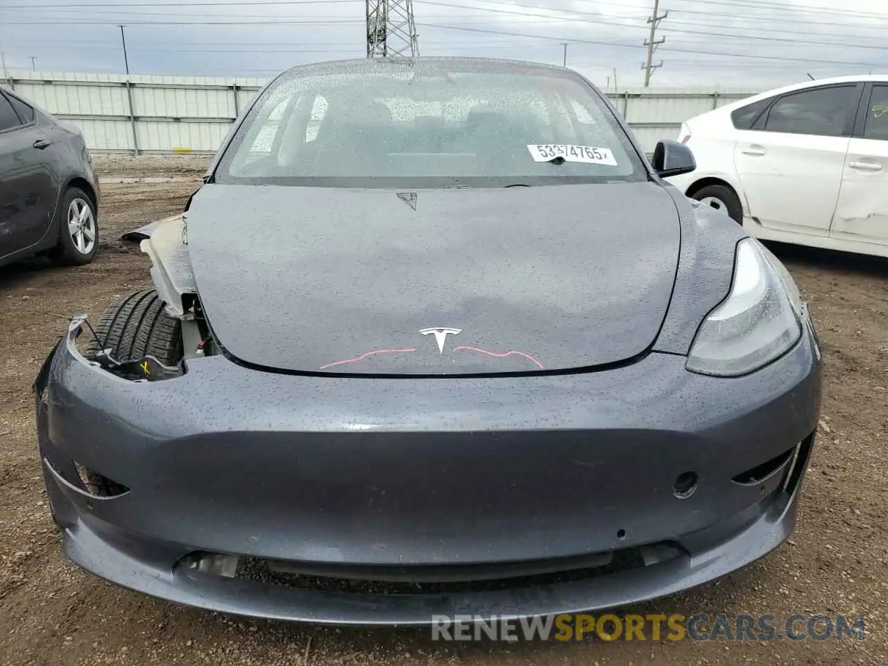 5 Photograph of a damaged car 5YJ3E1EB2MF066149 TESLA MODEL 3 2021