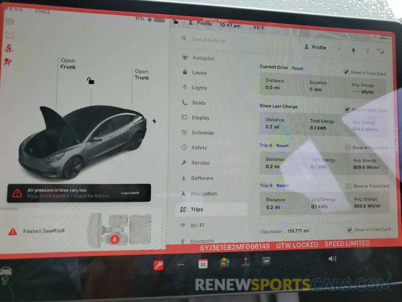 9 Photograph of a damaged car 5YJ3E1EB2MF066149 TESLA MODEL 3 2021