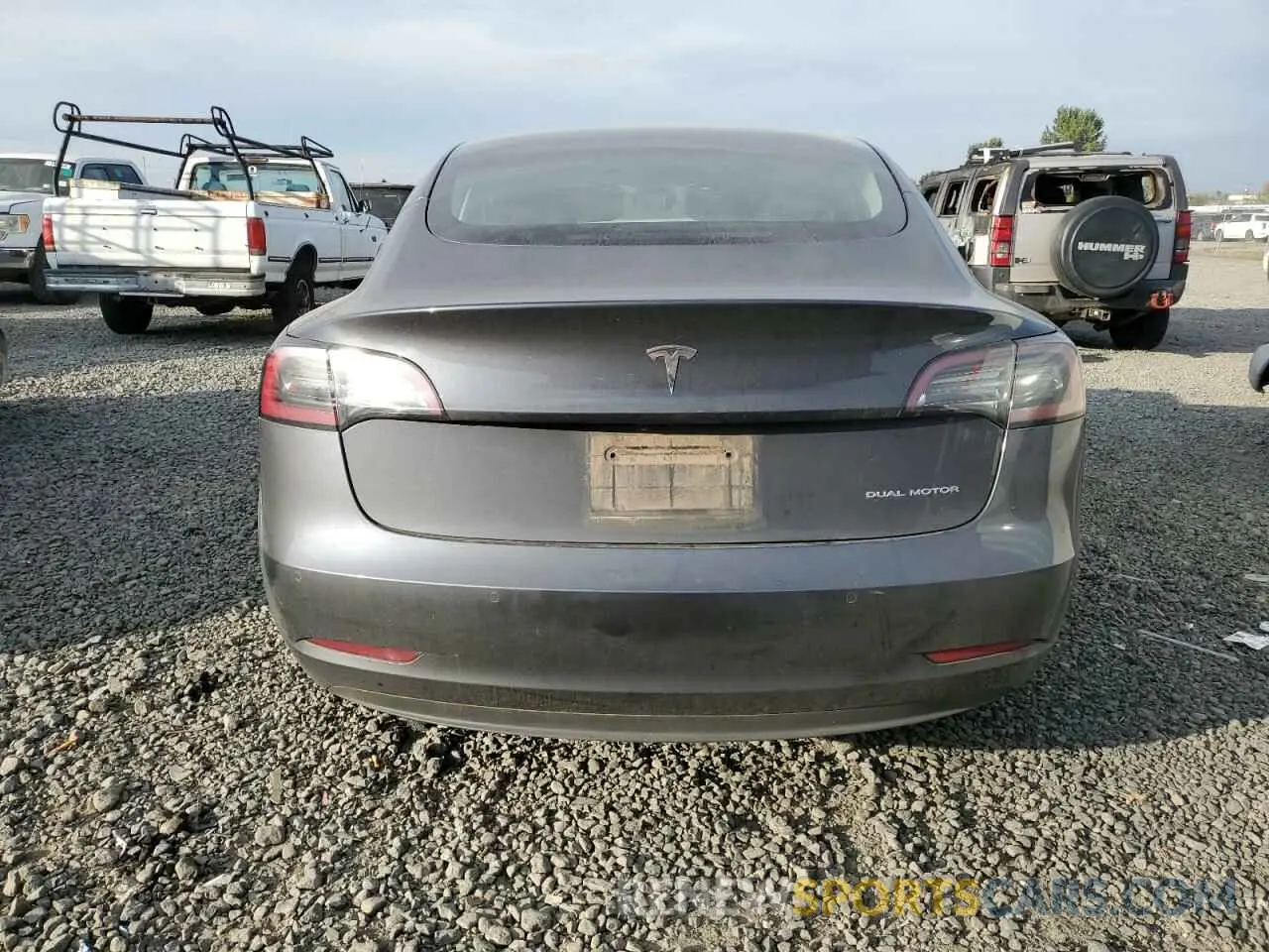6 Photograph of a damaged car 5YJ3E1EB2MF087759 TESLA MODEL 3 2021