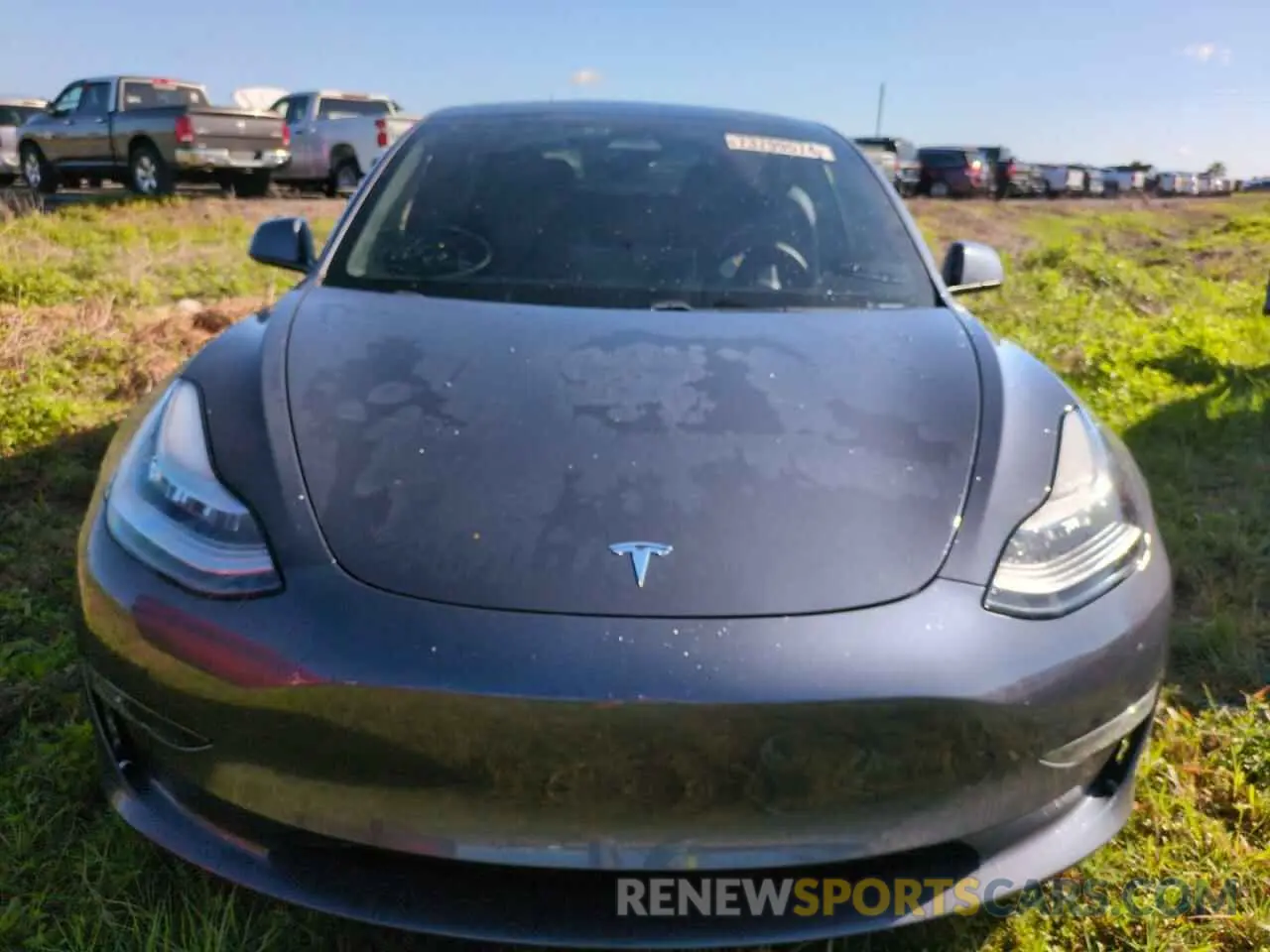 5 Photograph of a damaged car 5YJ3E1EB2MF848158 TESLA MODEL 3 2021