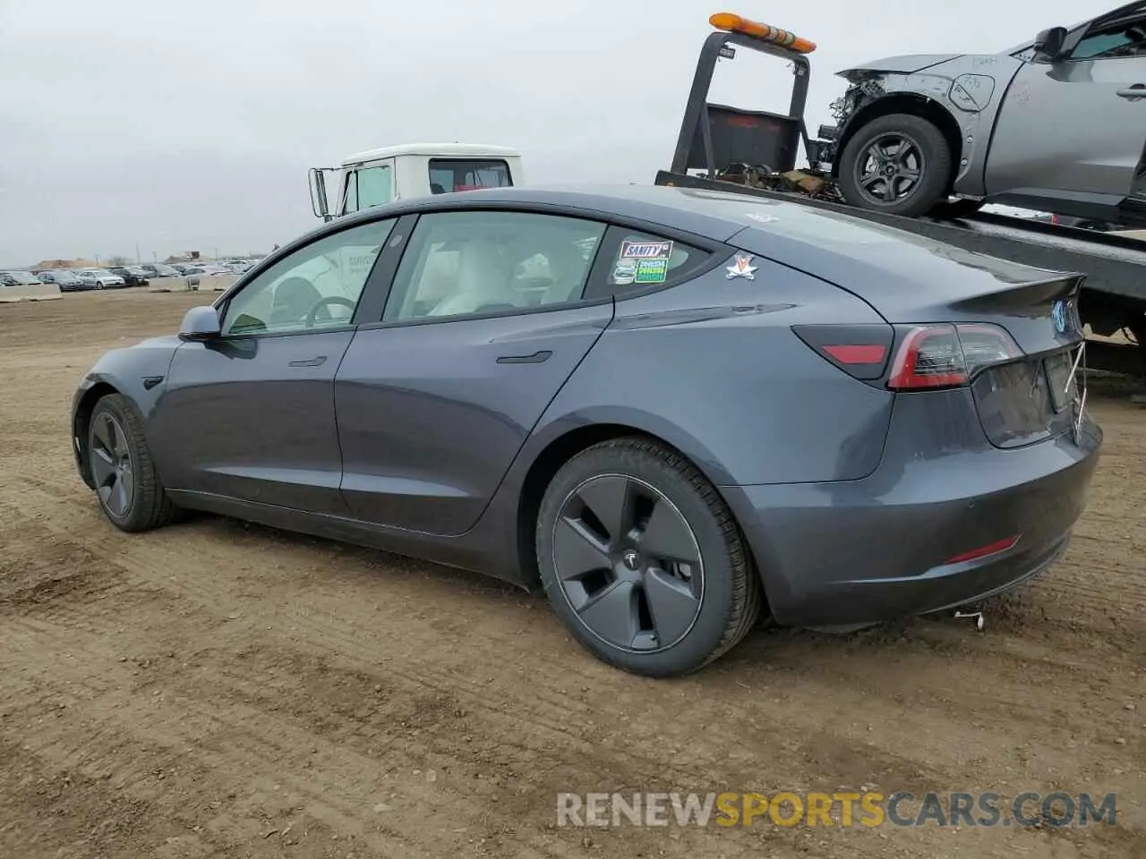 2 Фотография поврежденного автомобиля 5YJ3E1EB2MF852663 TESLA MODEL 3 2021
