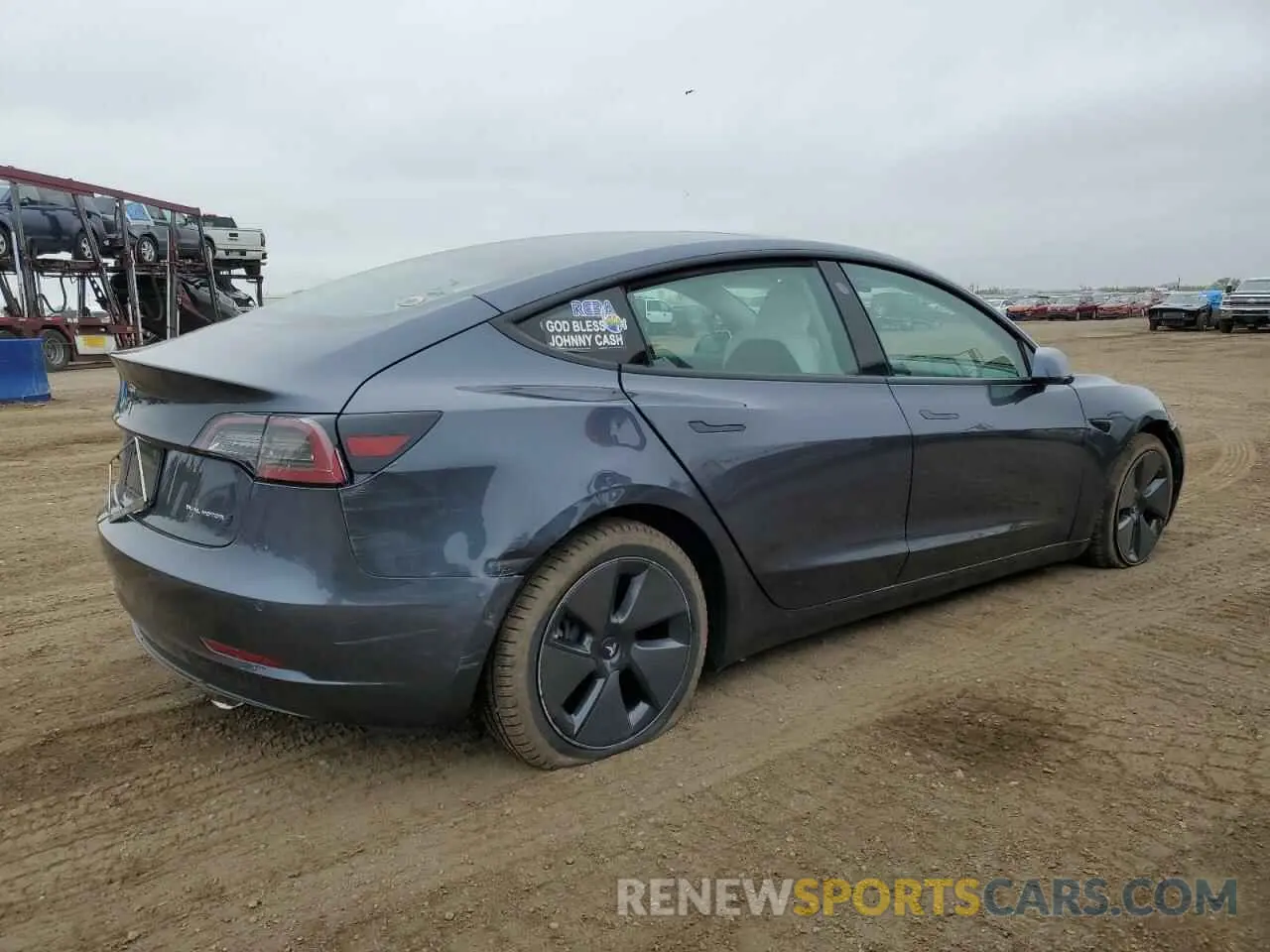 3 Фотография поврежденного автомобиля 5YJ3E1EB2MF852663 TESLA MODEL 3 2021