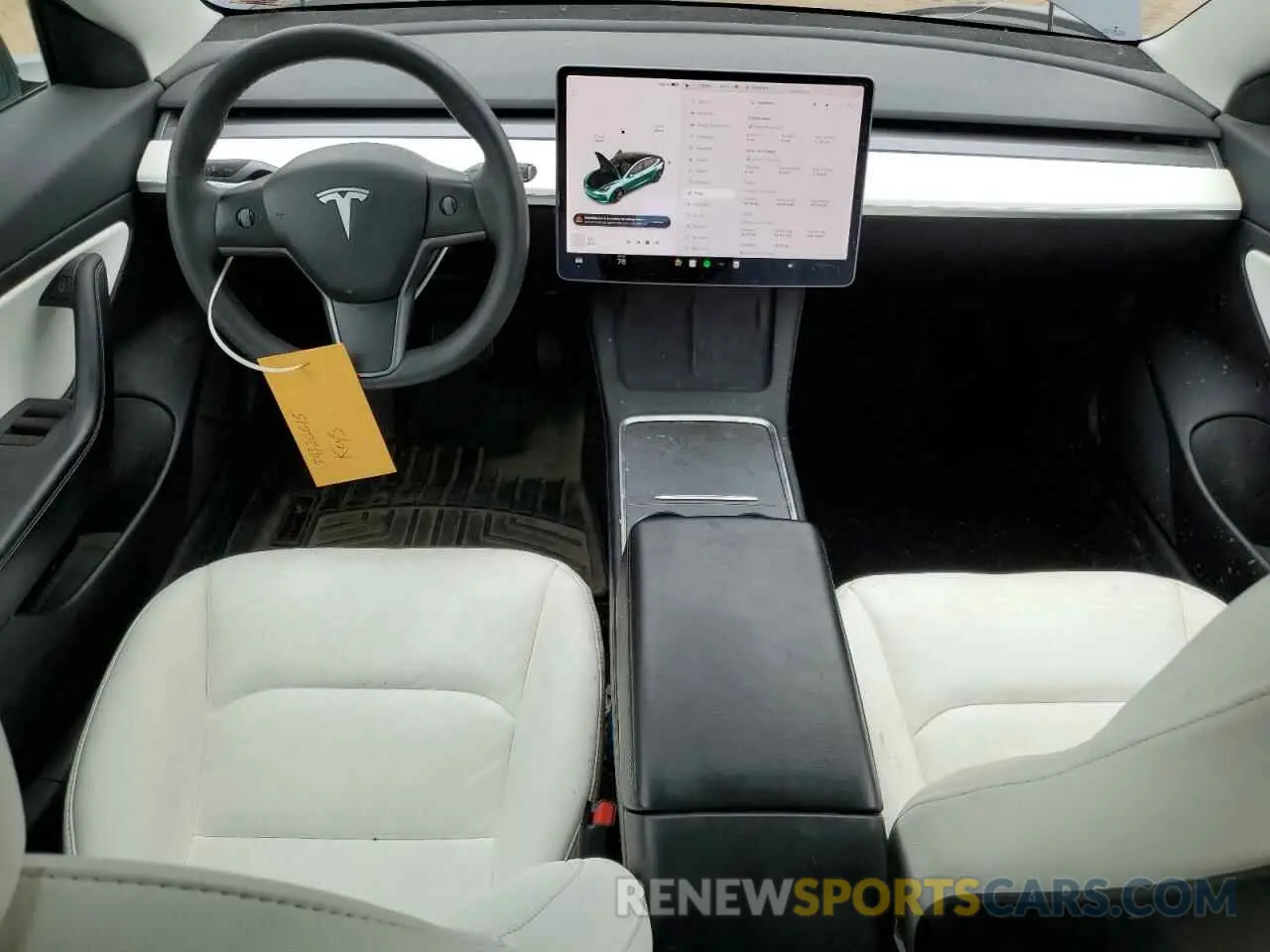 8 Фотография поврежденного автомобиля 5YJ3E1EB2MF852663 TESLA MODEL 3 2021