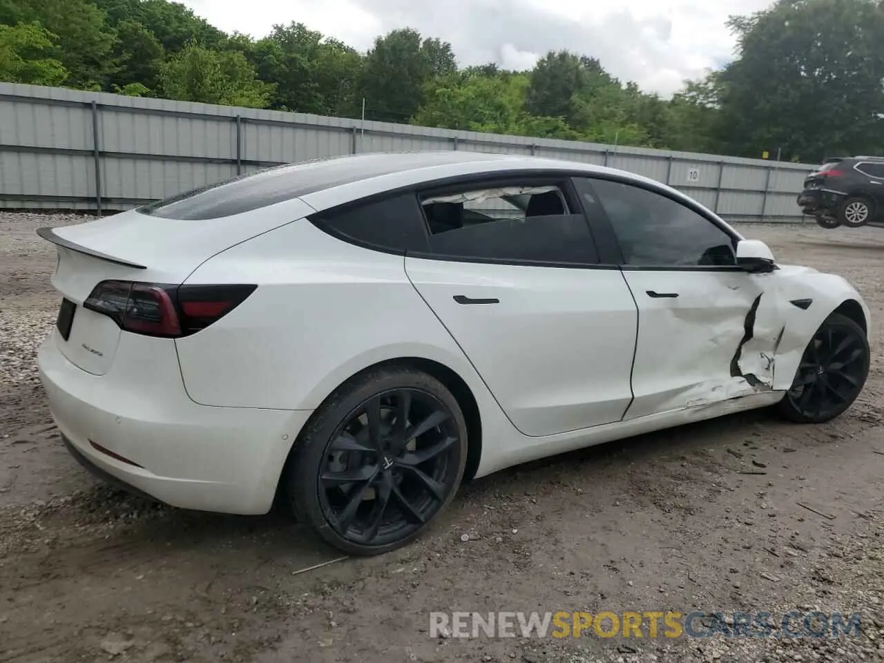 3 Фотография поврежденного автомобиля 5YJ3E1EB2MF902056 TESLA MODEL 3 2021