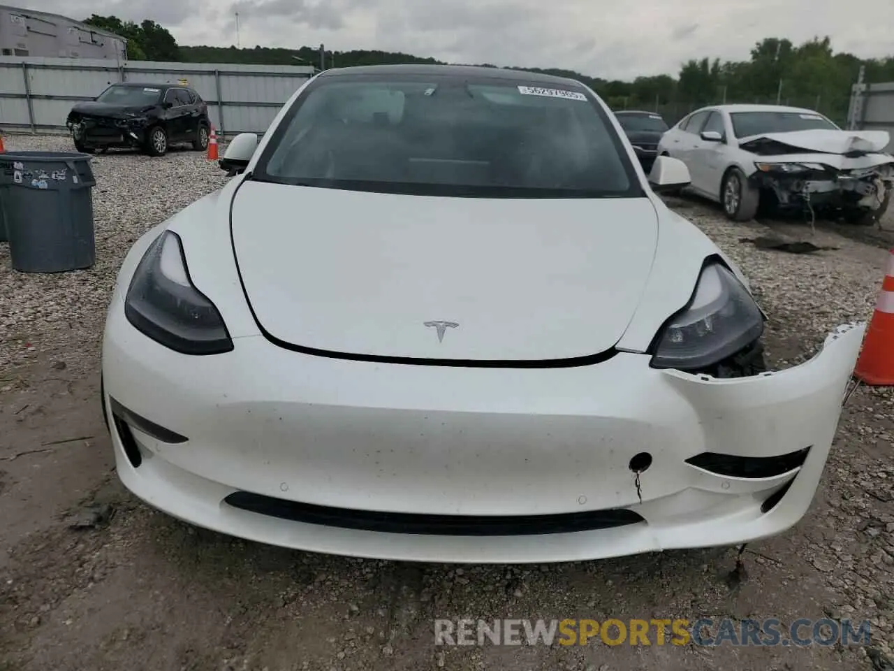 5 Фотография поврежденного автомобиля 5YJ3E1EB2MF902056 TESLA MODEL 3 2021