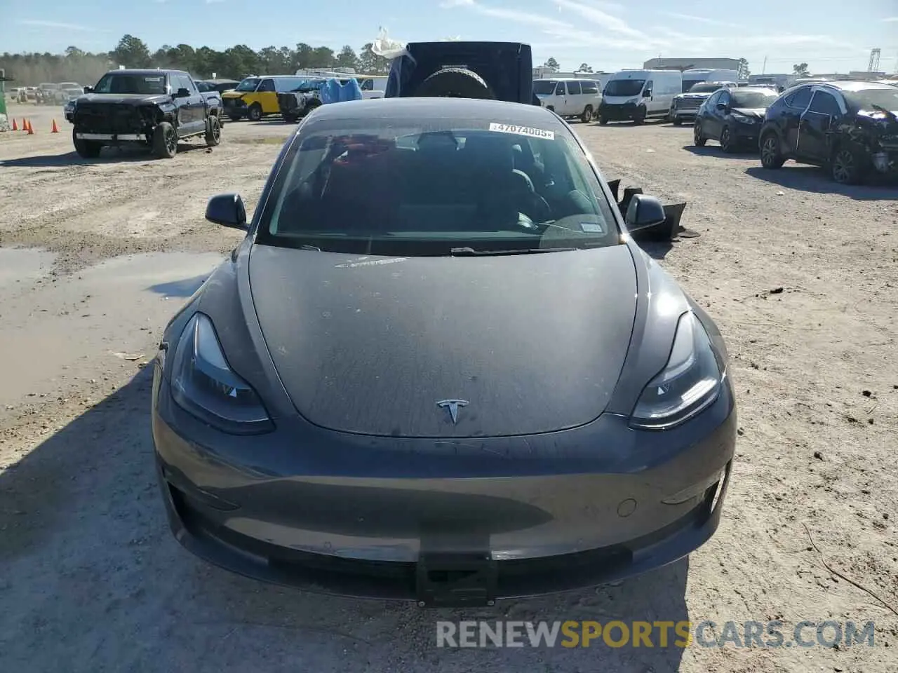 5 Photograph of a damaged car 5YJ3E1EB2MF927944 TESLA MODEL 3 2021