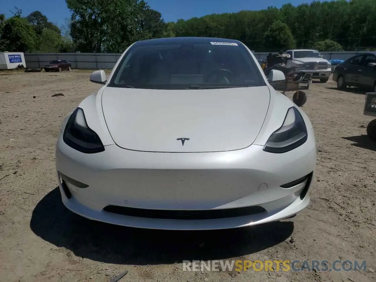 5 Photograph of a damaged car 5YJ3E1EB2MF937020 TESLA MODEL 3 2021