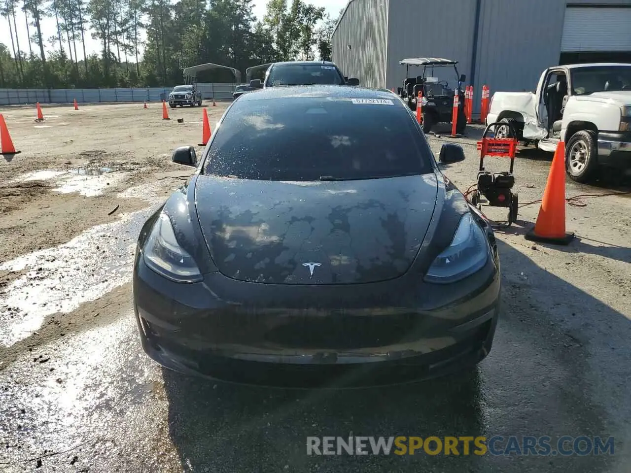 5 Фотография поврежденного автомобиля 5YJ3E1EB2MF948129 TESLA MODEL 3 2021