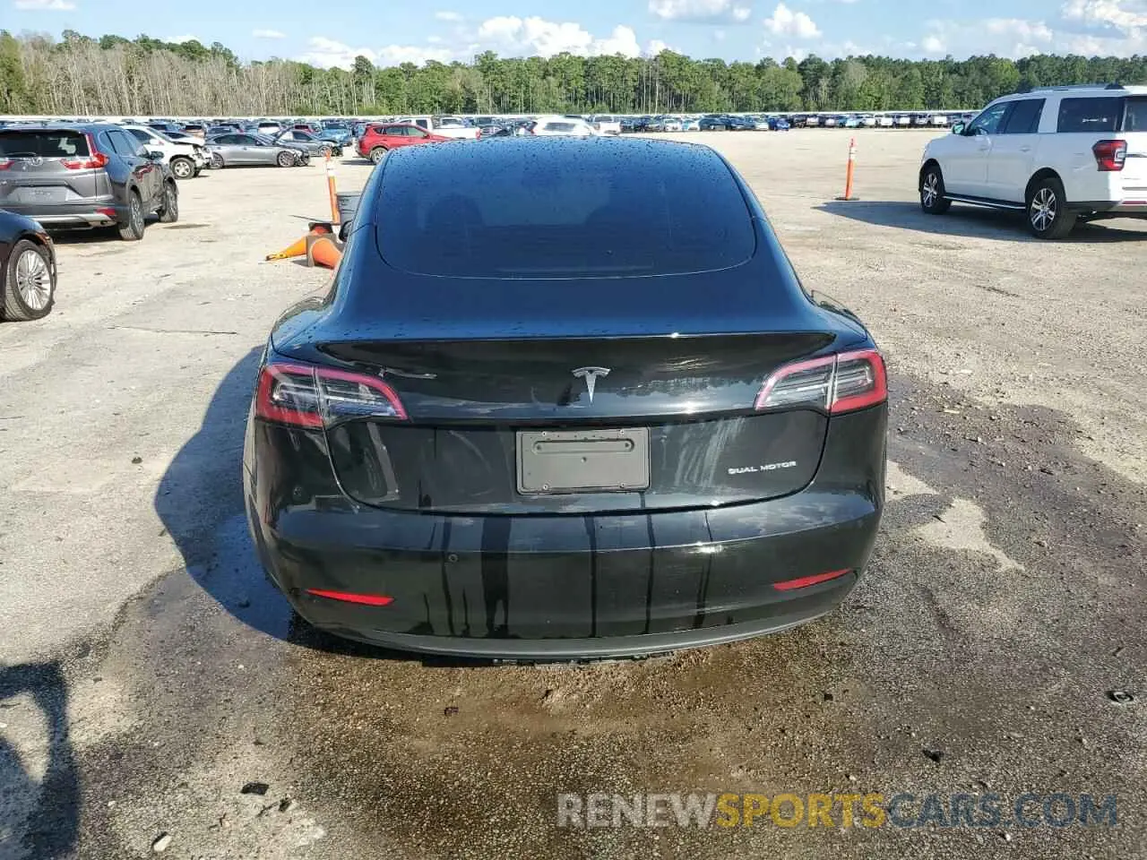6 Фотография поврежденного автомобиля 5YJ3E1EB2MF948129 TESLA MODEL 3 2021