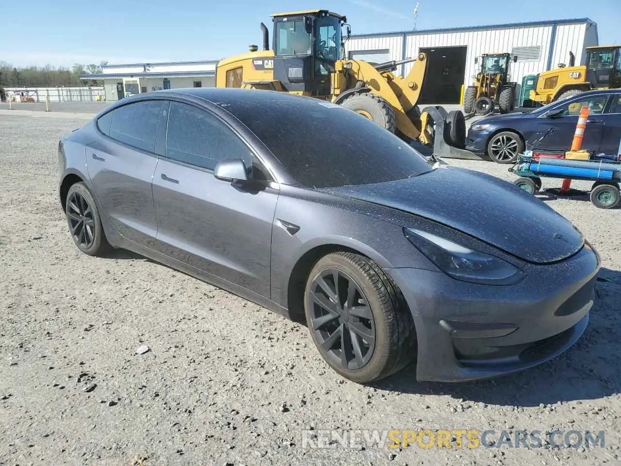 4 Фотография поврежденного автомобиля 5YJ3E1EB2MF965433 TESLA MODEL 3 2021