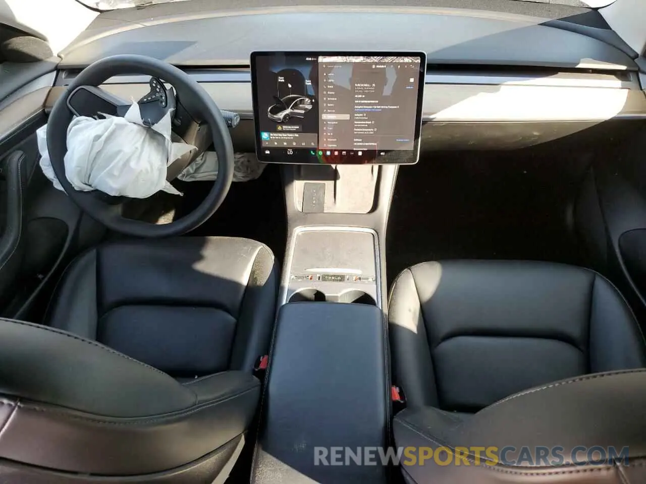 8 Фотография поврежденного автомобиля 5YJ3E1EB2MF965433 TESLA MODEL 3 2021