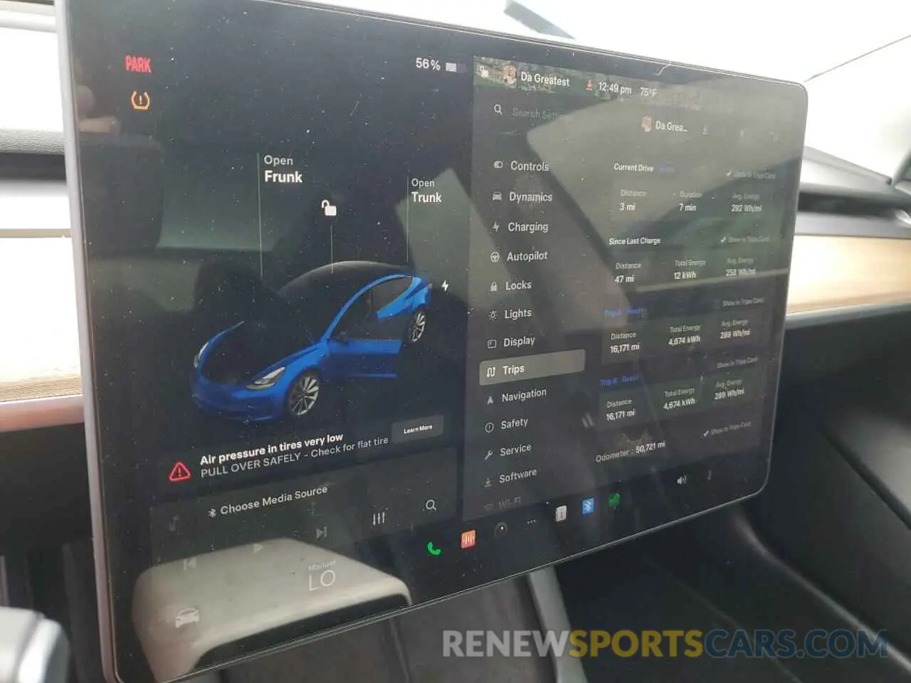 9 Фотография поврежденного автомобиля 5YJ3E1EB2MF980448 TESLA MODEL 3 2021