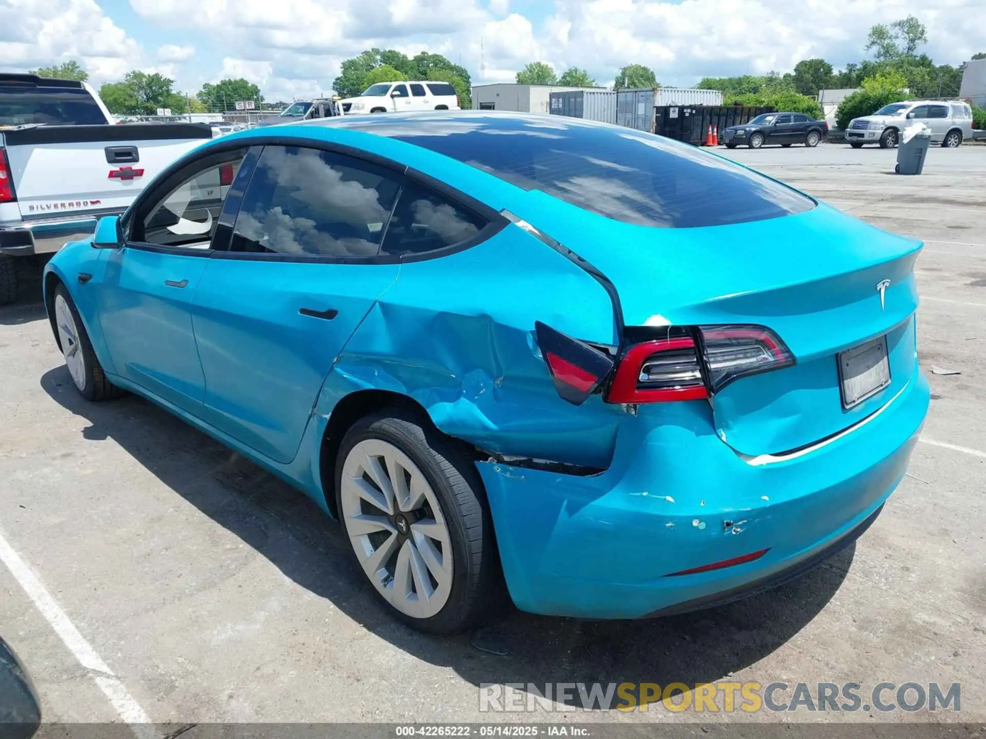 13 Фотография поврежденного автомобиля 5YJ3E1EB2MF990302 TESLA MODEL 3 2021