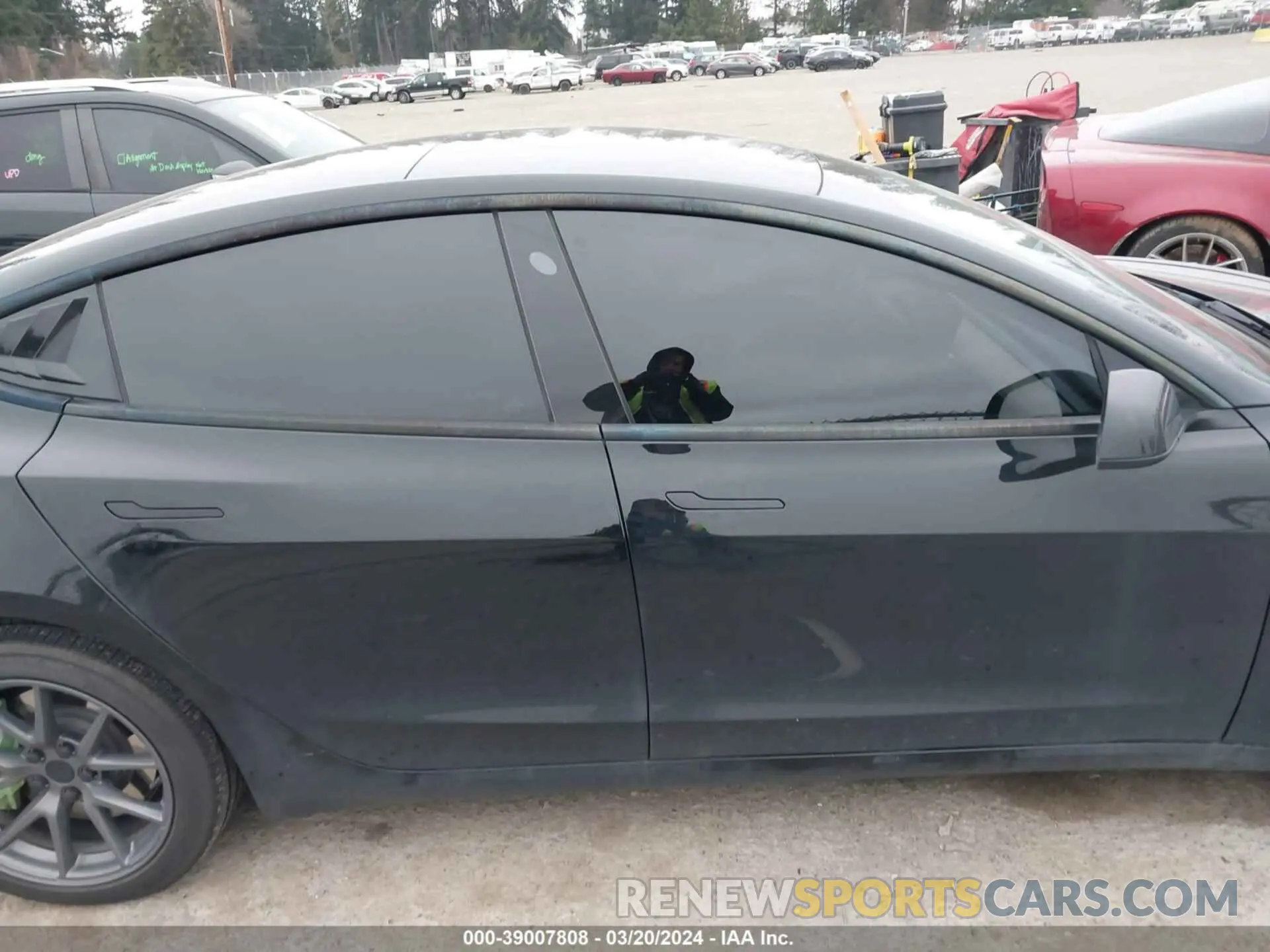 13 Photograph of a damaged car 5YJ3E1EB3MF002296 TESLA MODEL 3 2021