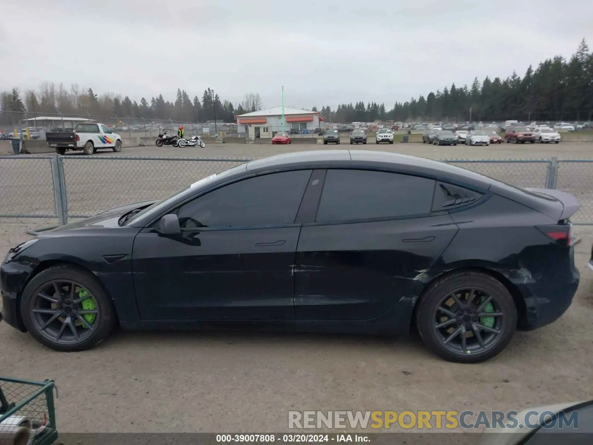 14 Photograph of a damaged car 5YJ3E1EB3MF002296 TESLA MODEL 3 2021