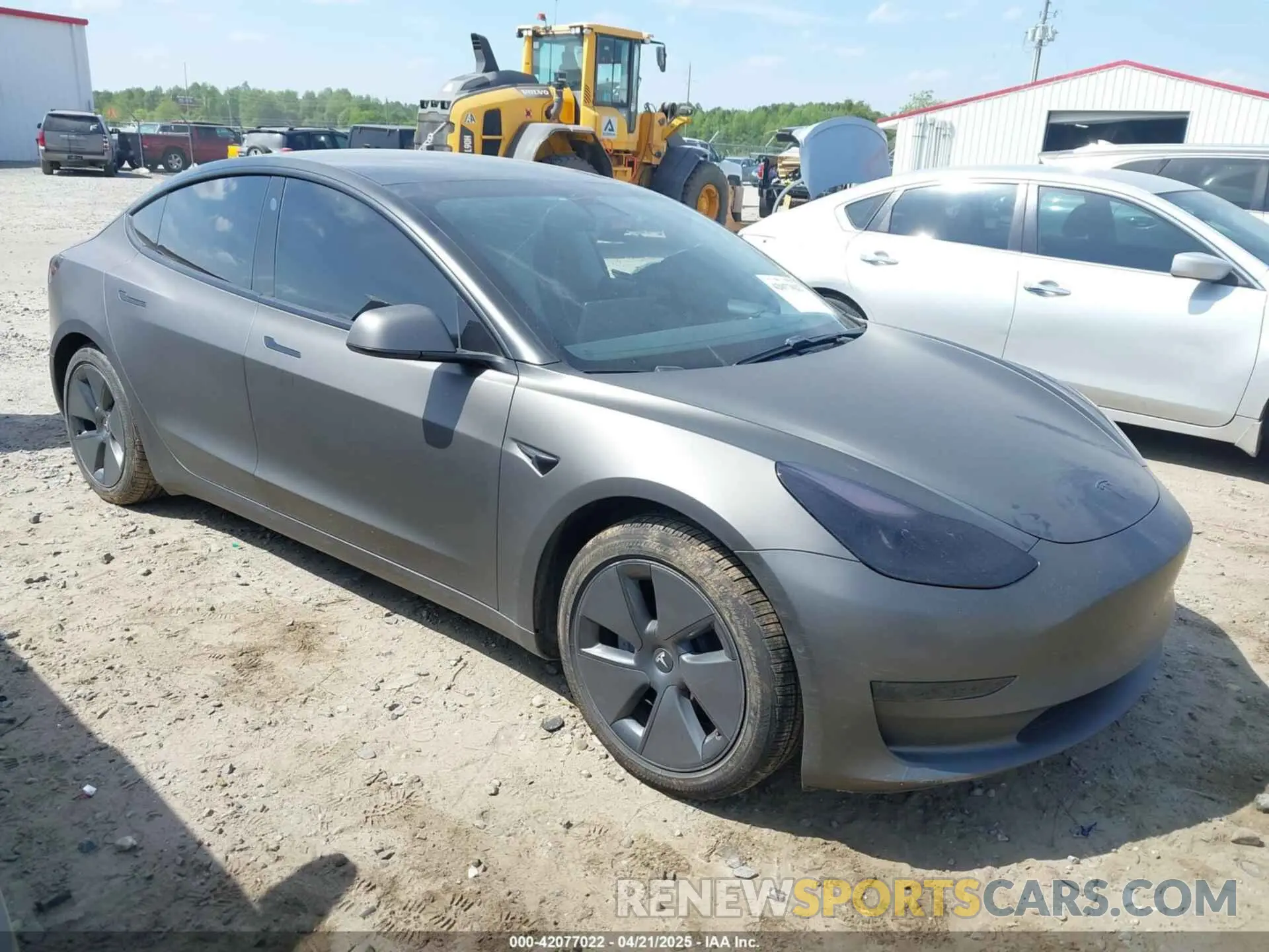 1 Фотография поврежденного автомобиля 5YJ3E1EB3MF014884 TESLA MODEL 3 2021