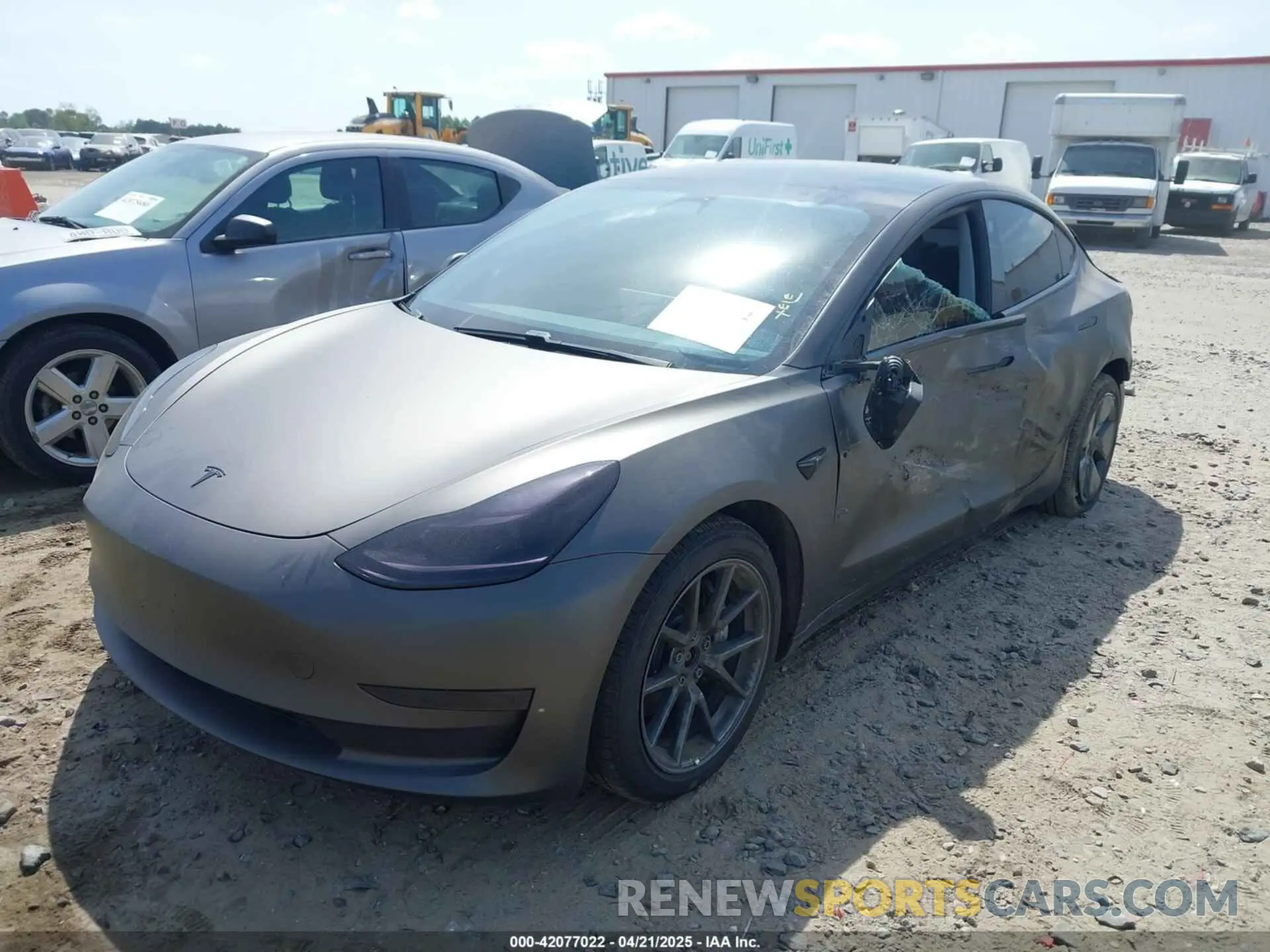 2 Фотография поврежденного автомобиля 5YJ3E1EB3MF014884 TESLA MODEL 3 2021