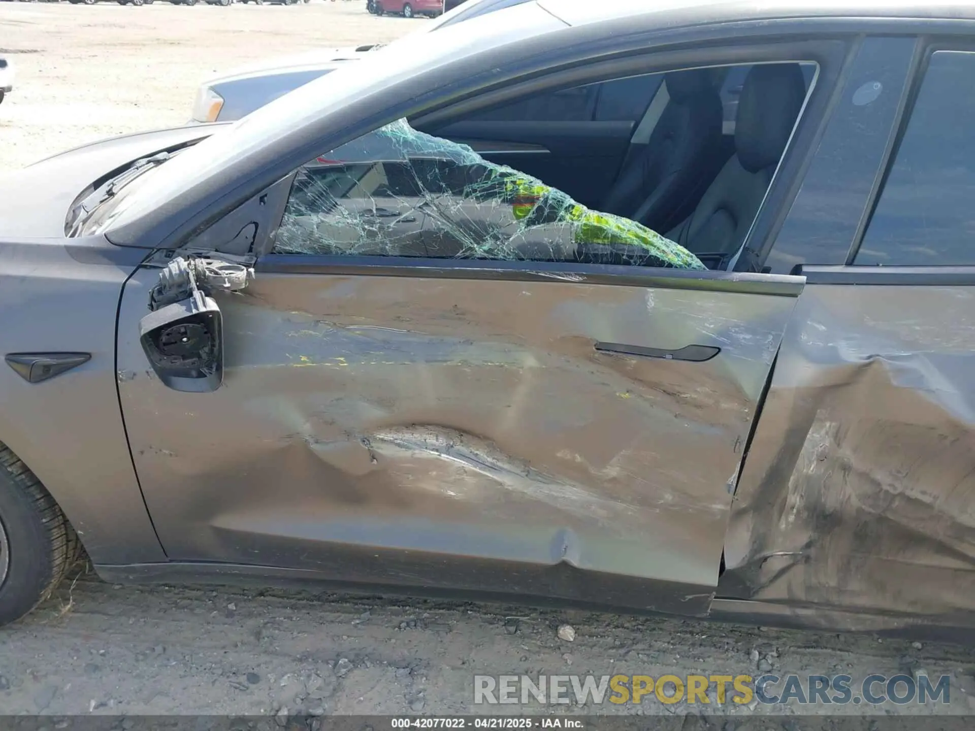 6 Фотография поврежденного автомобиля 5YJ3E1EB3MF014884 TESLA MODEL 3 2021