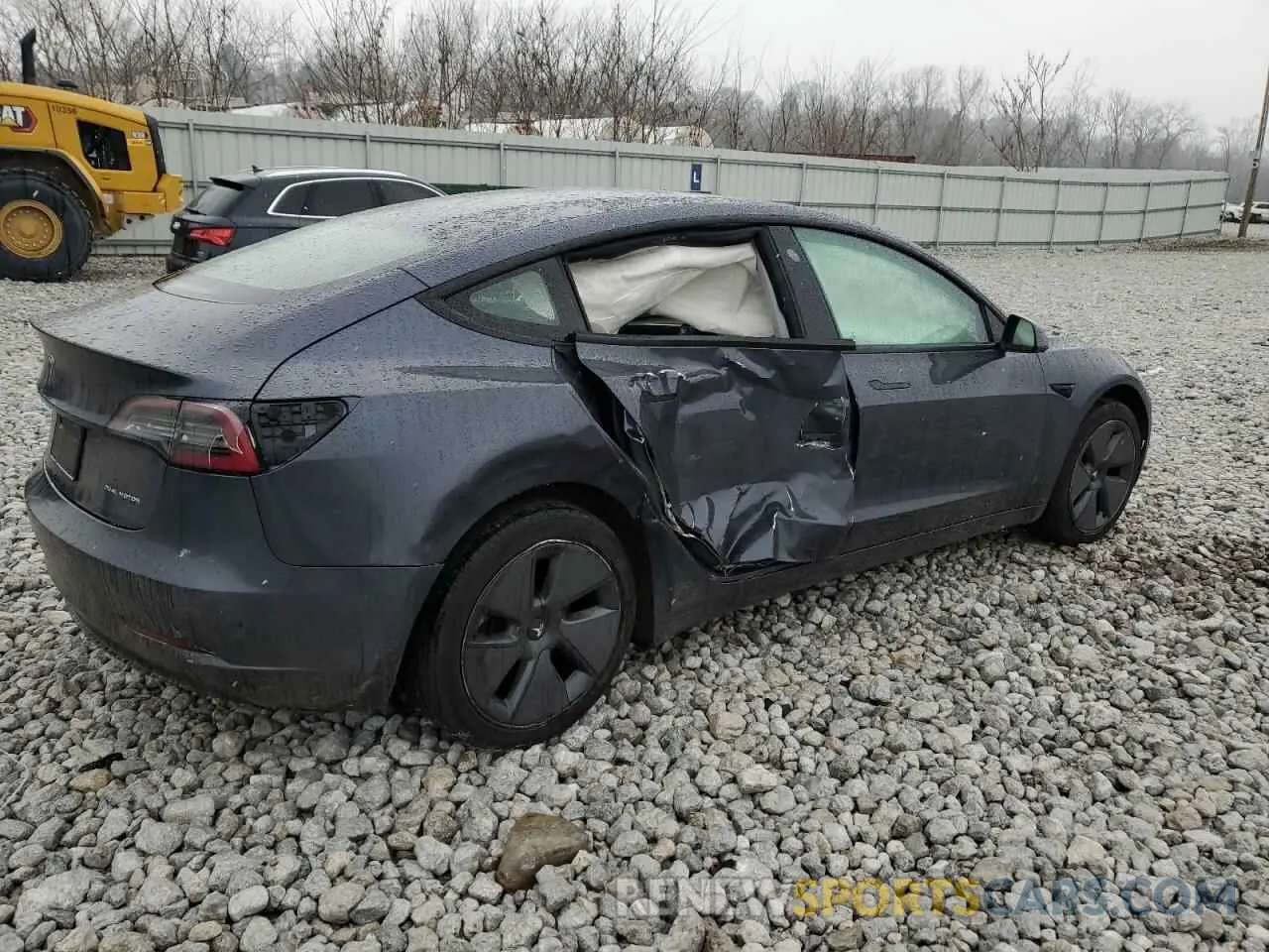 3 Photograph of a damaged car 5YJ3E1EB3MF019695 TESLA MODEL 3 2021
