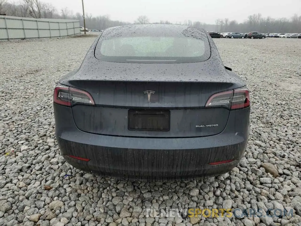 6 Photograph of a damaged car 5YJ3E1EB3MF019695 TESLA MODEL 3 2021