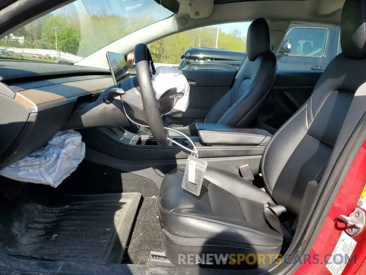 7 Фотография поврежденного автомобиля 5YJ3E1EB3MF055869 TESLA MODEL 3 2021