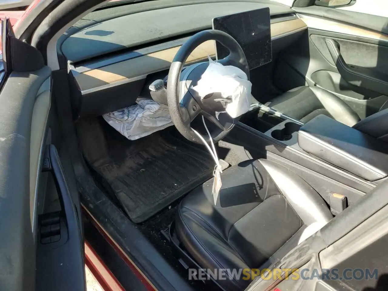 8 Фотография поврежденного автомобиля 5YJ3E1EB3MF055869 TESLA MODEL 3 2021