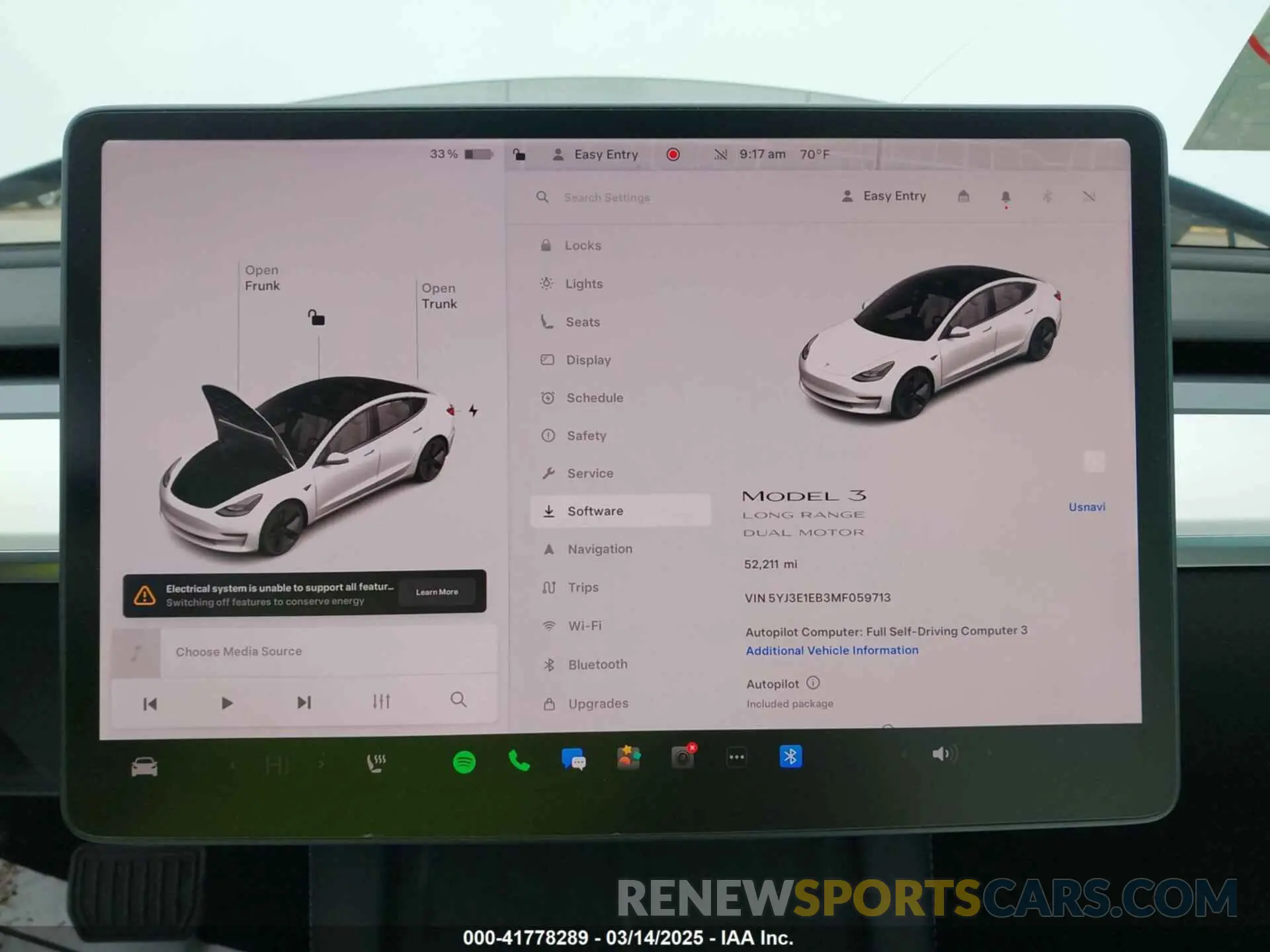 19 Photograph of a damaged car 5YJ3E1EB3MF059713 TESLA MODEL 3 2021