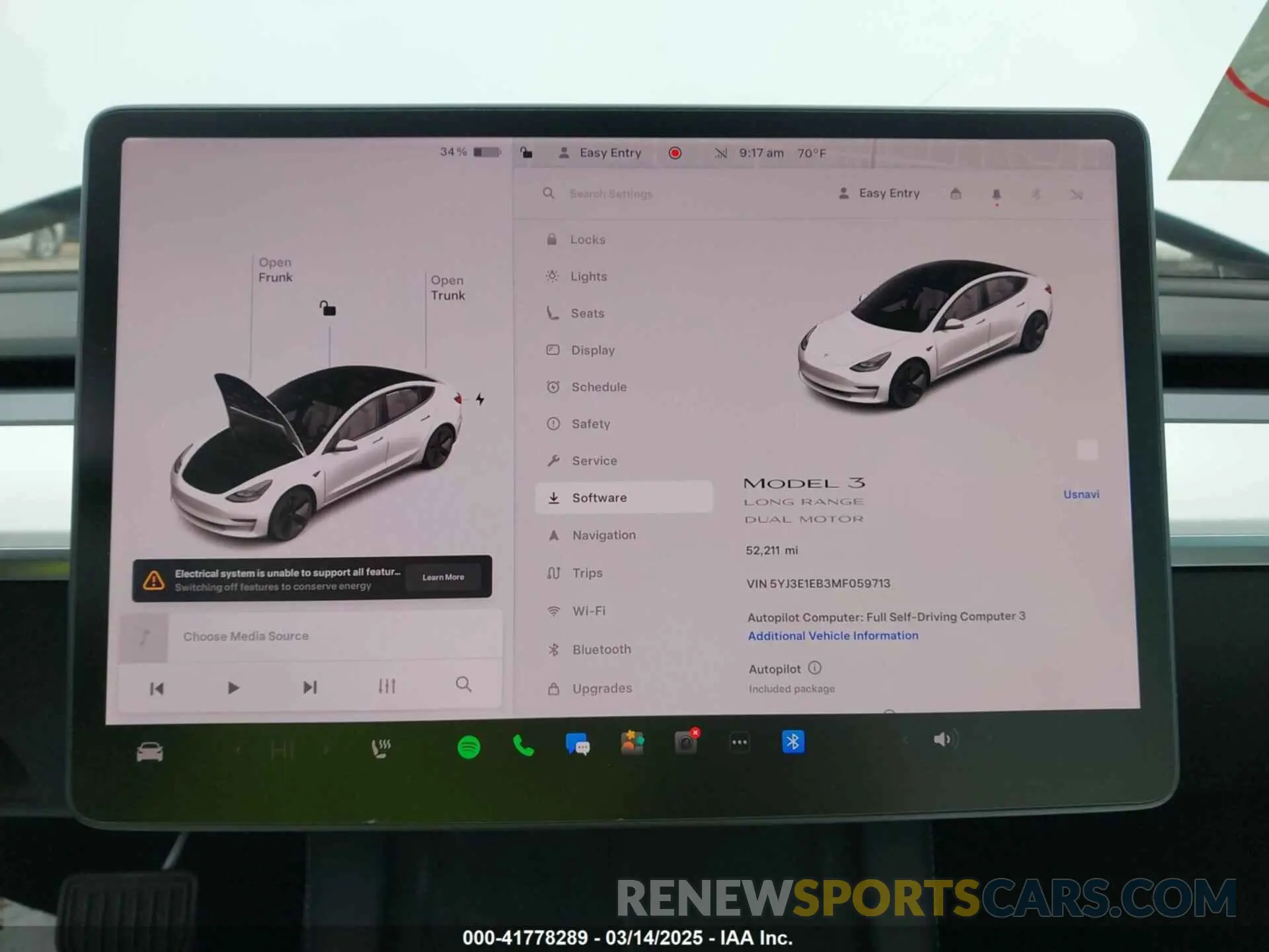 7 Photograph of a damaged car 5YJ3E1EB3MF059713 TESLA MODEL 3 2021