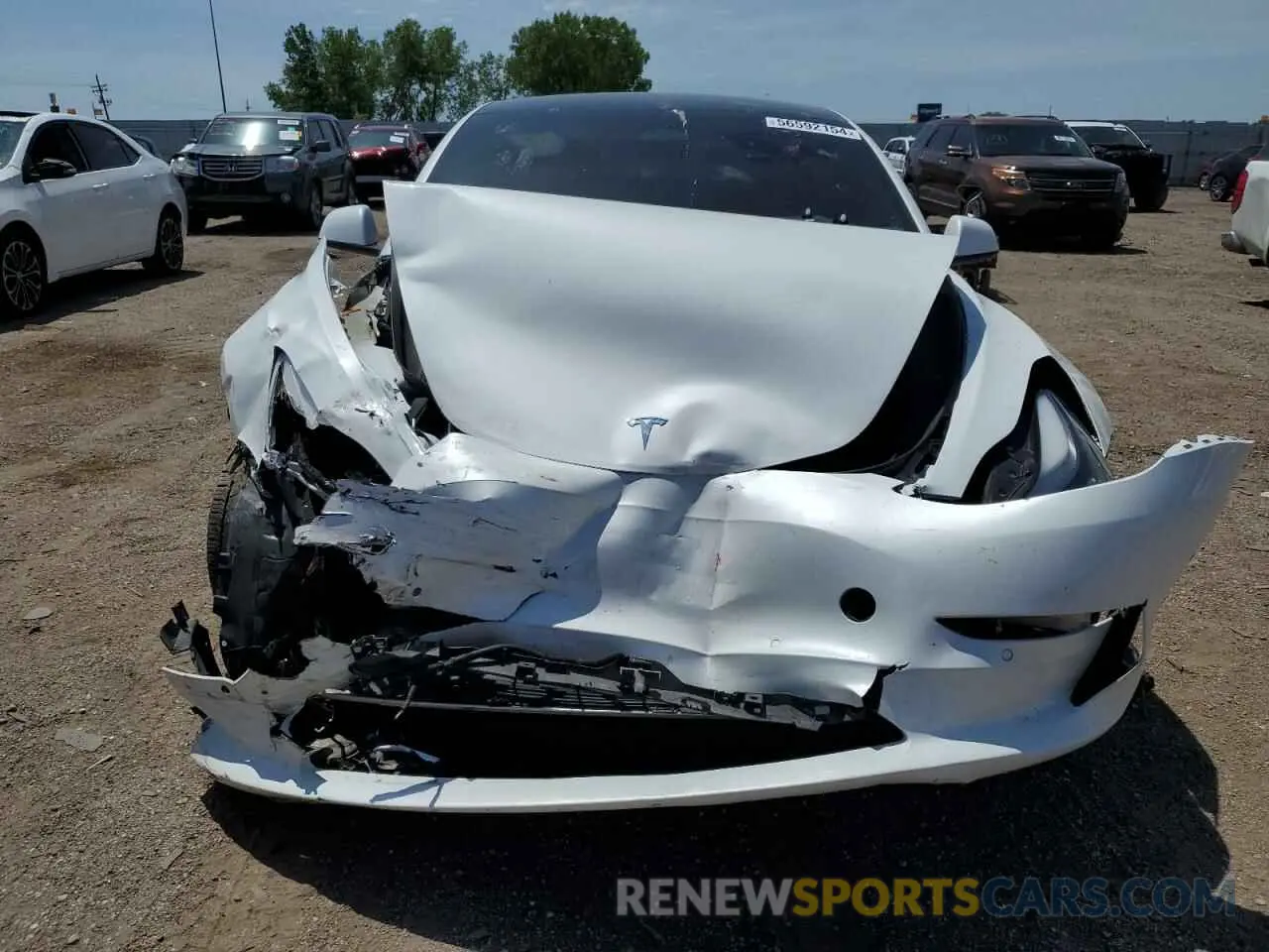 5 Фотография поврежденного автомобиля 5YJ3E1EB3MF063230 TESLA MODEL 3 2021
