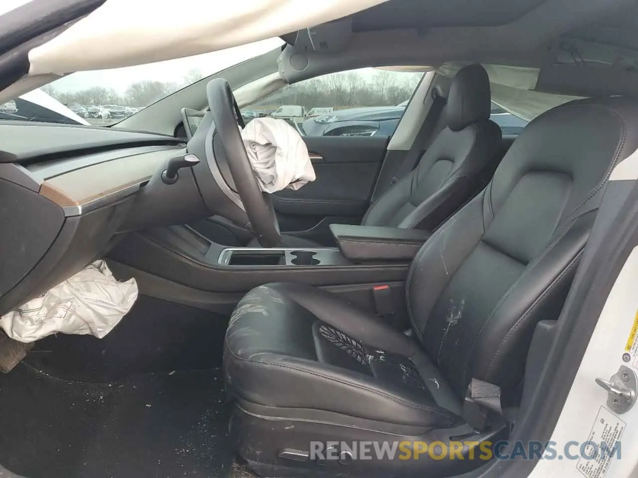 7 Photograph of a damaged car 5YJ3E1EB3MF068539 TESLA MODEL 3 2021