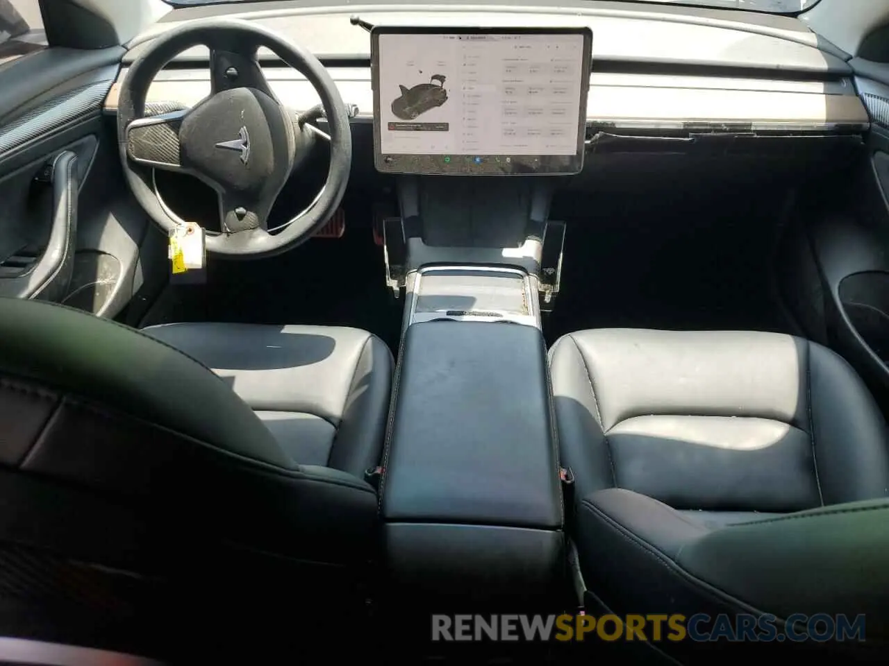 8 Фотография поврежденного автомобиля 5YJ3E1EB3MF096504 TESLA MODEL 3 2021