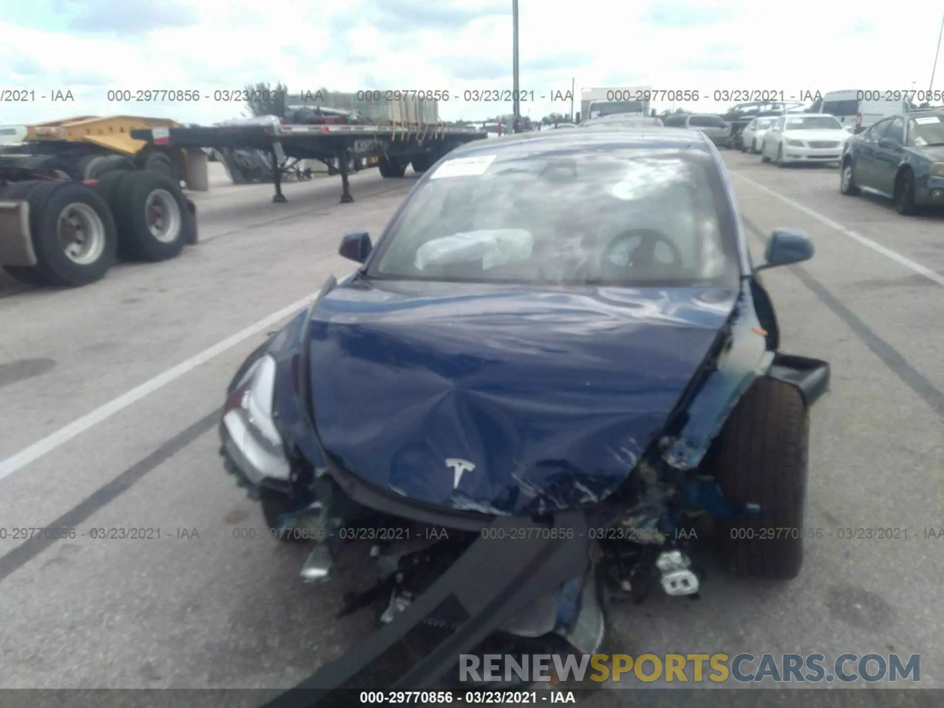6 Photograph of a damaged car 5YJ3E1EB3MF836987 TESLA MODEL 3 2021