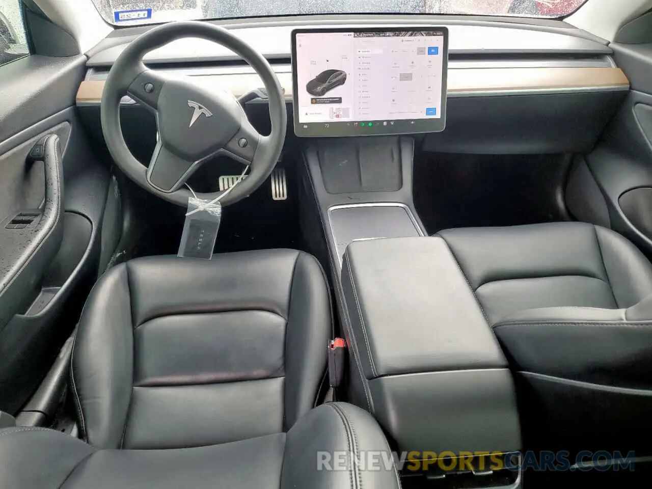 8 Фотография поврежденного автомобиля 5YJ3E1EB3MF848931 TESLA MODEL 3 2021