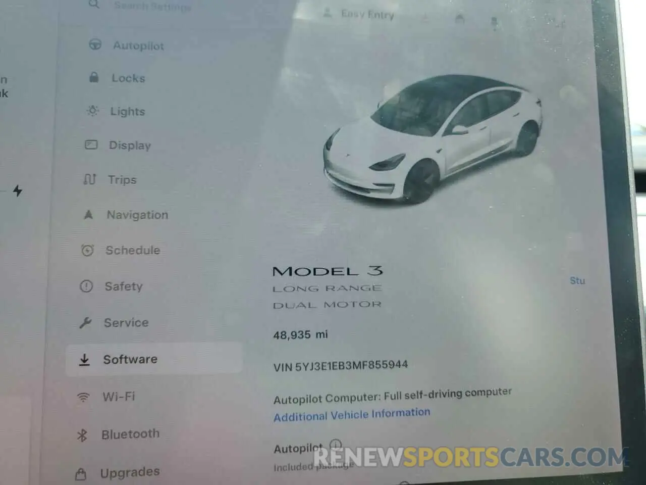 9 Photograph of a damaged car 5YJ3E1EB3MF855944 TESLA MODEL 3 2021