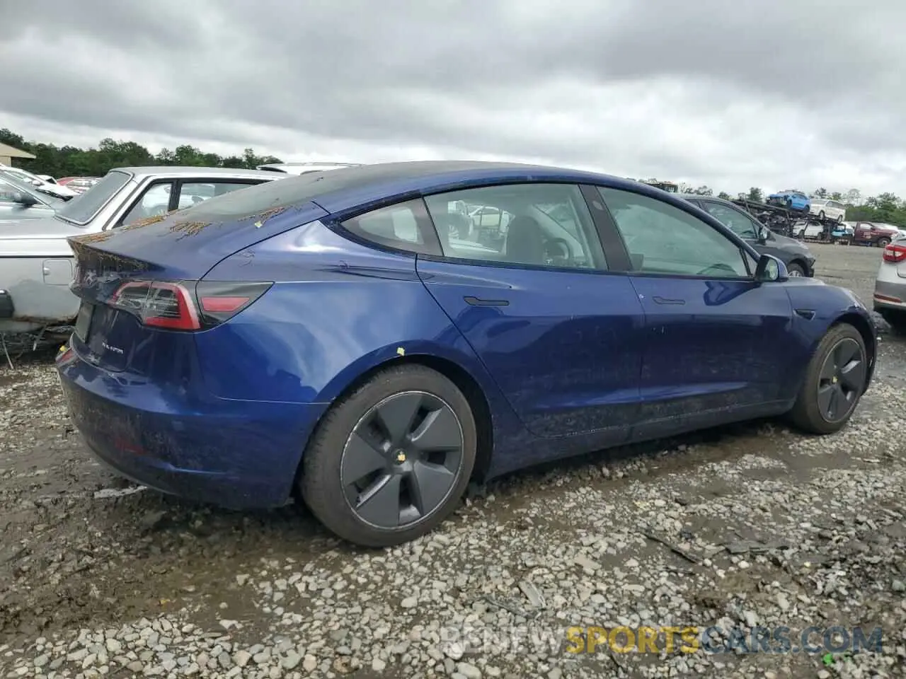3 Фотография поврежденного автомобиля 5YJ3E1EB3MF924468 TESLA MODEL 3 2021