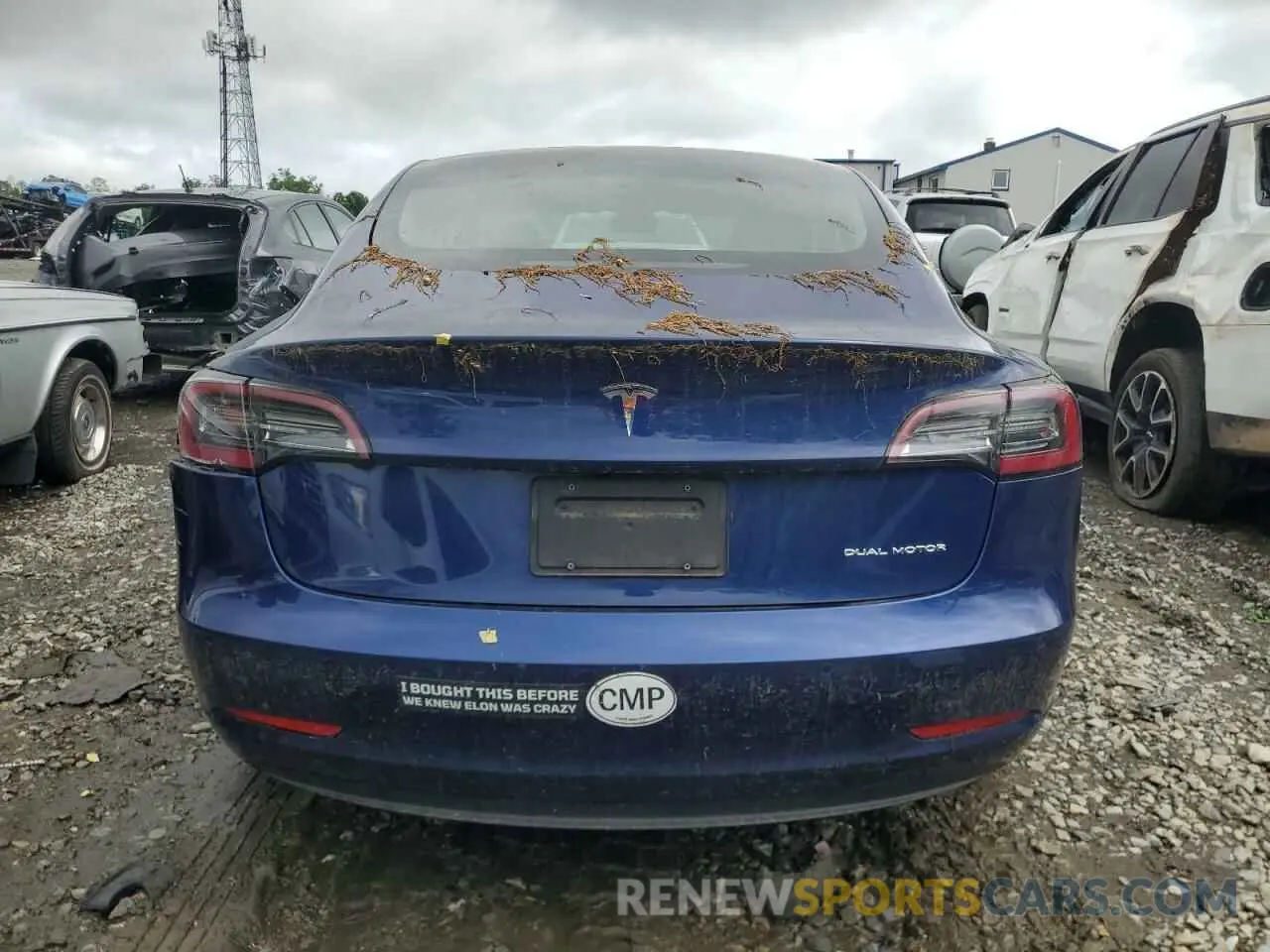6 Фотография поврежденного автомобиля 5YJ3E1EB3MF924468 TESLA MODEL 3 2021