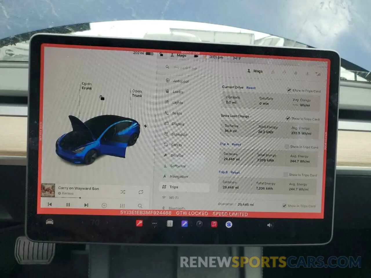 9 Фотография поврежденного автомобиля 5YJ3E1EB3MF924468 TESLA MODEL 3 2021