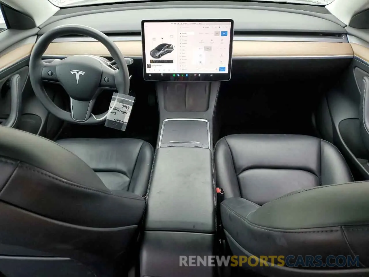 8 Фотография поврежденного автомобиля 5YJ3E1EB3MF978630 TESLA MODEL 3 2021