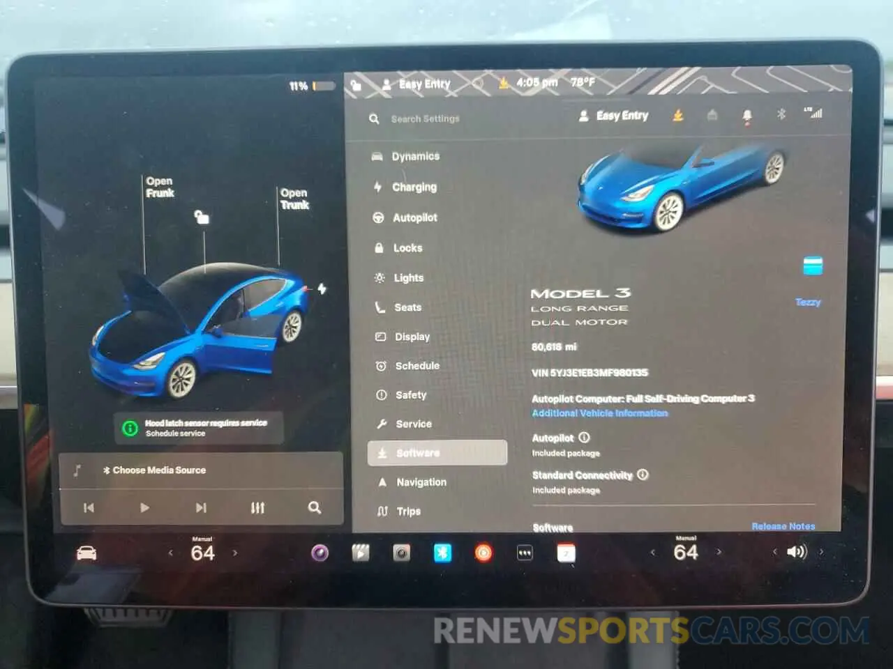9 Photograph of a damaged car 5YJ3E1EB3MF980135 TESLA MODEL 3 2021
