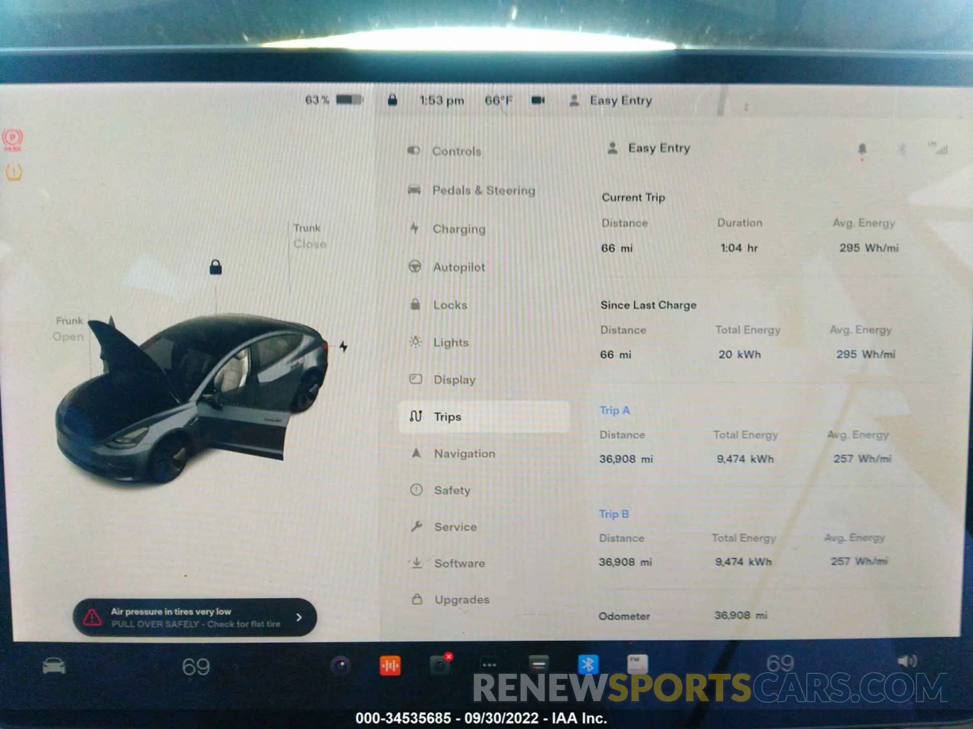7 Photograph of a damaged car 5YJ3E1EB3MF992852 TESLA MODEL 3 2021