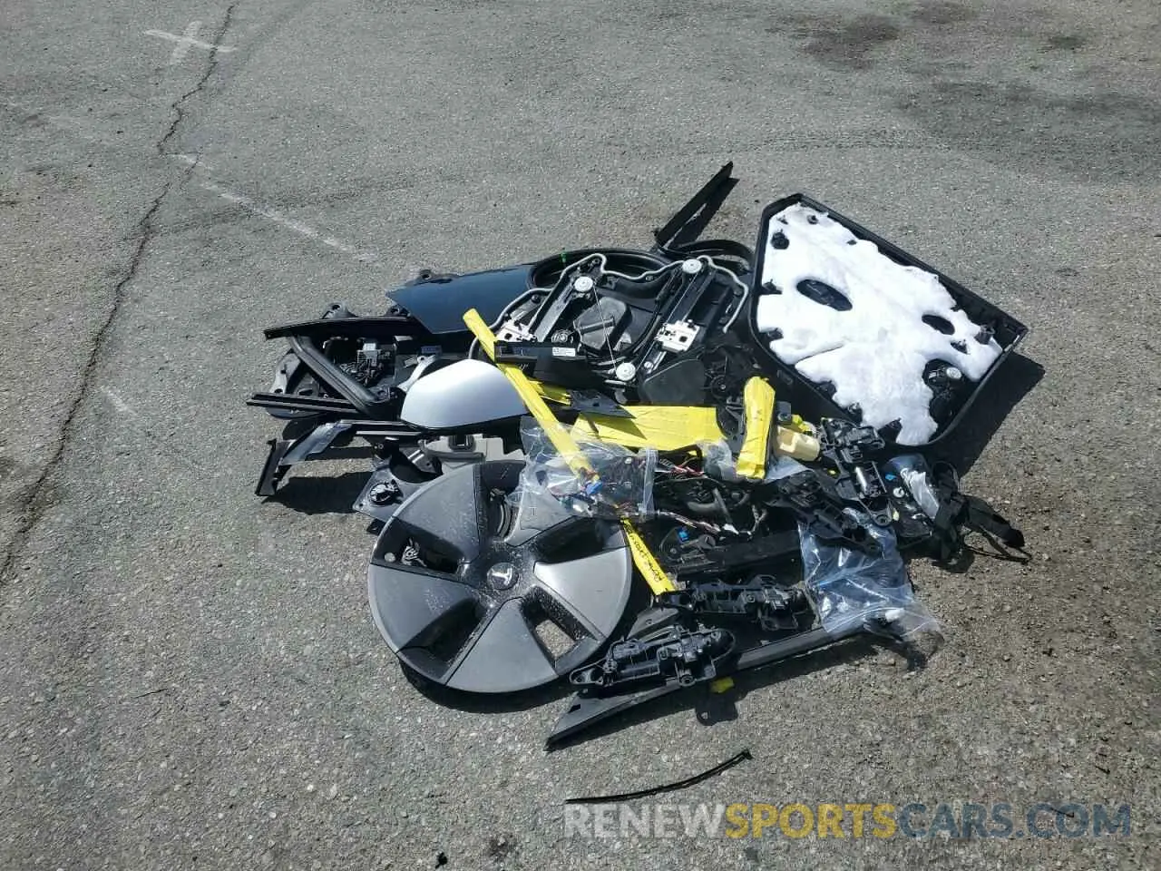 12 Photograph of a damaged car 5YJ3E1EB4MF002906 TESLA MODEL 3 2021