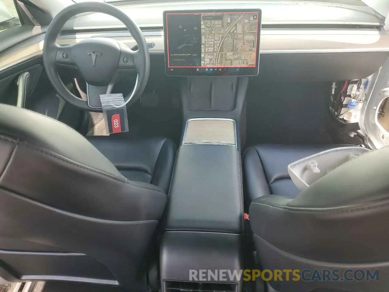 8 Photograph of a damaged car 5YJ3E1EB4MF002906 TESLA MODEL 3 2021