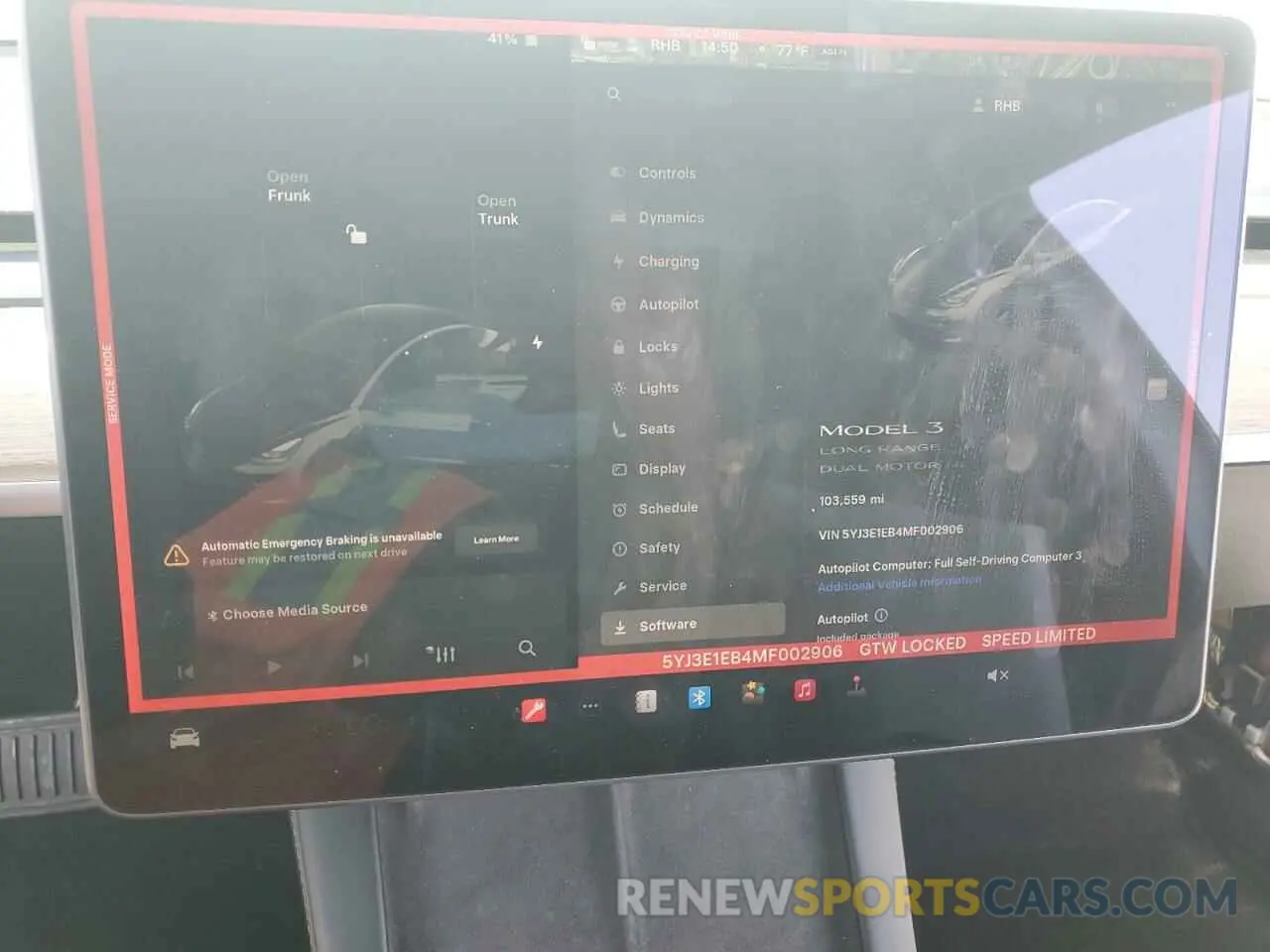 9 Photograph of a damaged car 5YJ3E1EB4MF002906 TESLA MODEL 3 2021