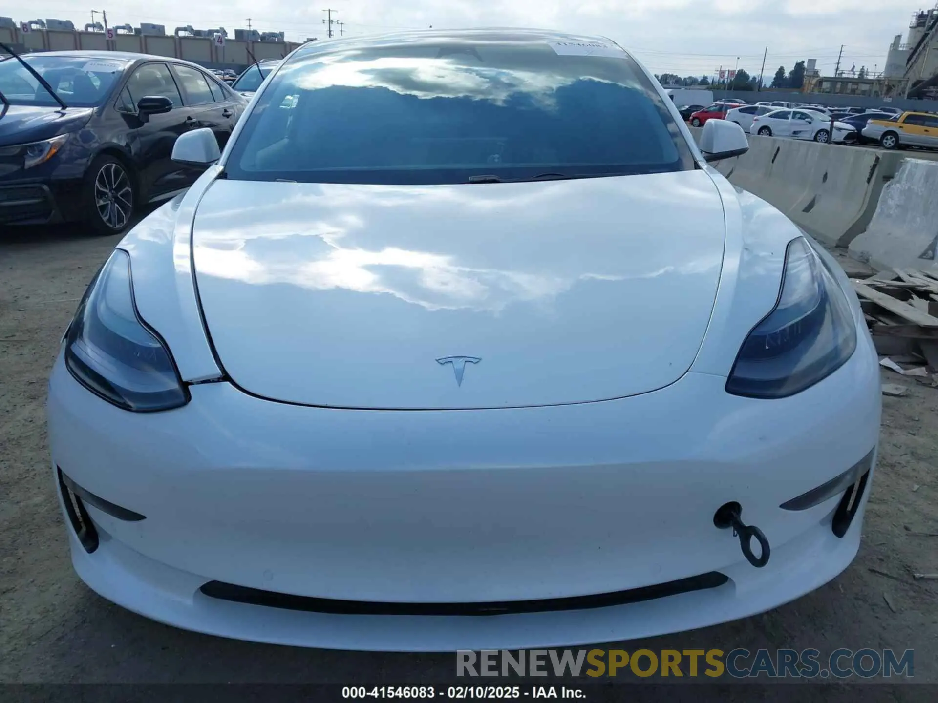 12 Photograph of a damaged car 5YJ3E1EB4MF010097 TESLA MODEL 3 2021