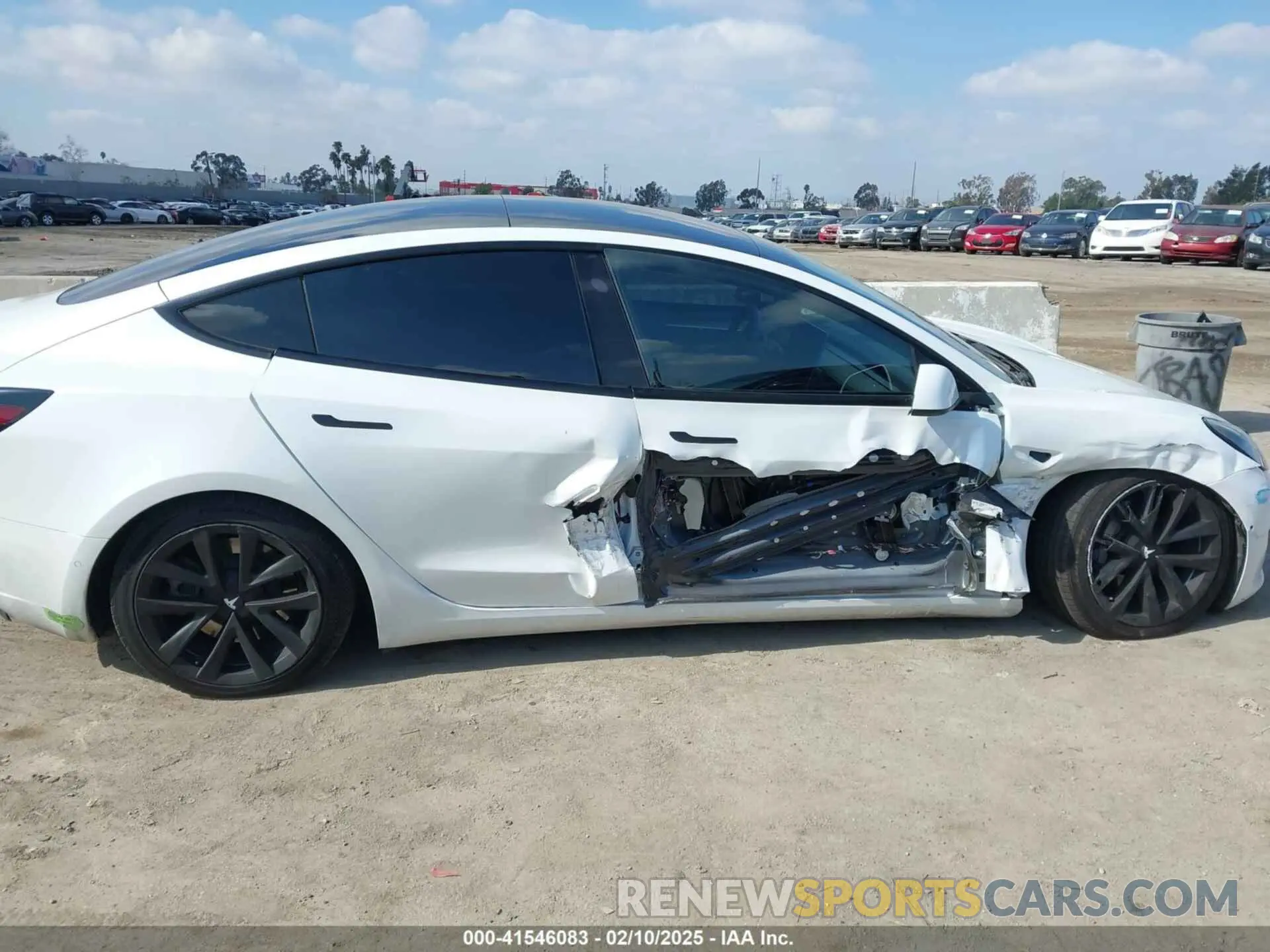 13 Photograph of a damaged car 5YJ3E1EB4MF010097 TESLA MODEL 3 2021